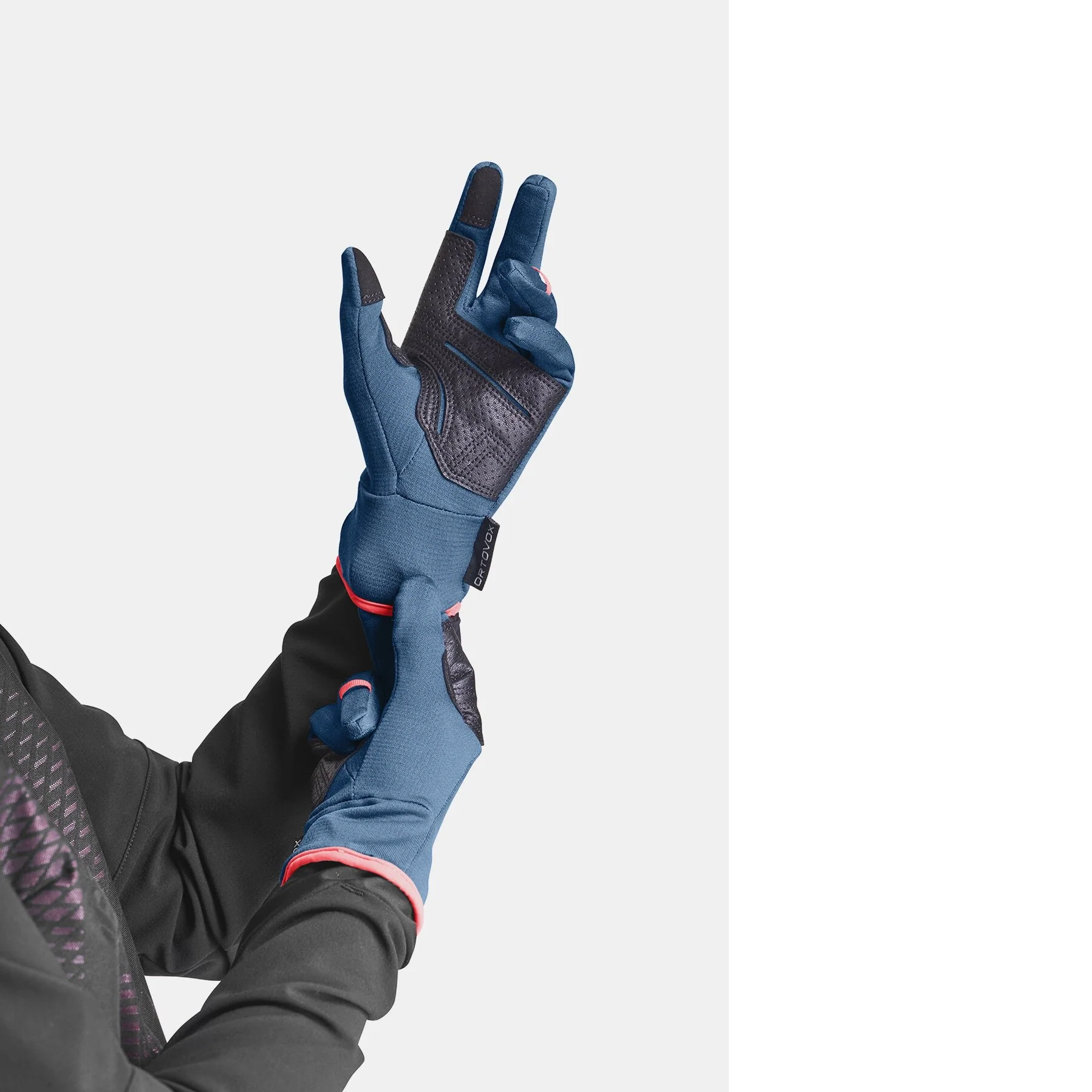 ORTOVOX FLEECE LIGHT GLOVE DONNA GUANTI CON PALMO IN PELLE DA SCIALPINISMO - DISPONIBILE IN VARI COLORI - Image 5