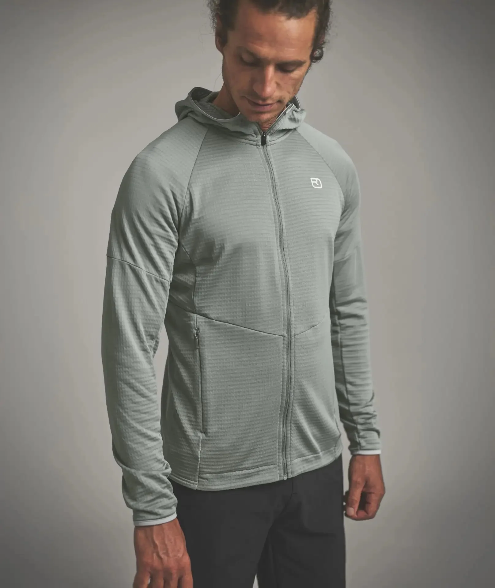 ORTOVOX FLEECE LIGHT GRID HOODY UOMO - Image 4