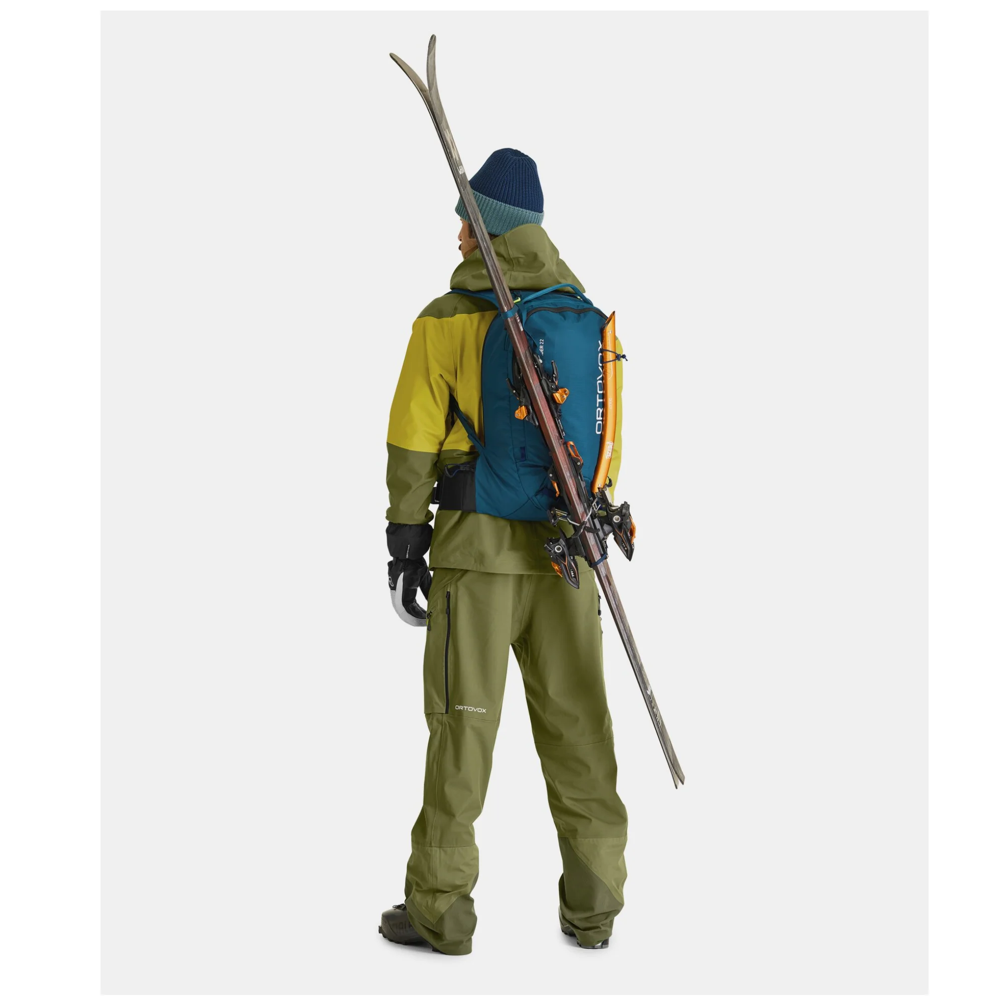 ORTOVOX FREE RIDER 22 ZAINO LEGGERO E VERSATILE DA FREERIDE E SCIALPINISMO - COLORE: PETROL BLUE - Image 3