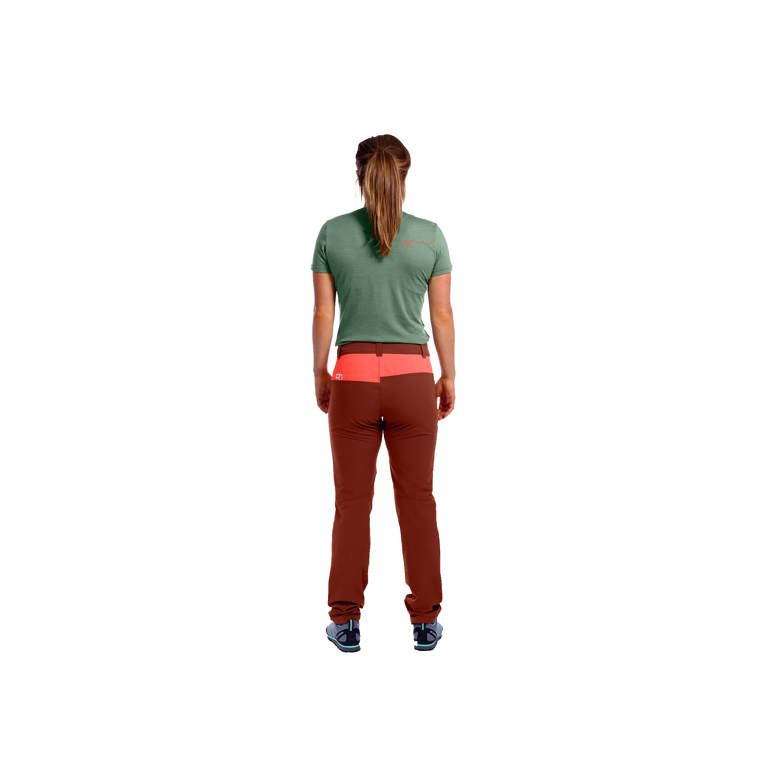 ORTOVOX PELMO PANTS W PANTALONI LUNGHI DONNA CLAY ORANGE - Image 5
