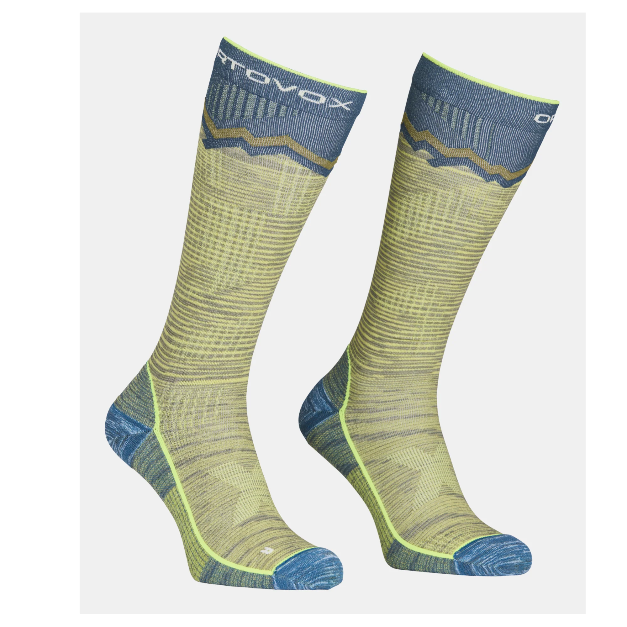 ORTOVOX TOUR LONG SOCKS CALZETTONI FUNZIONALI E PREFORMATI IN MISTO MERINO PER ESCURSIONI SUGLI SCI - DISPONIBILE IN 2 COLORI - Image 2