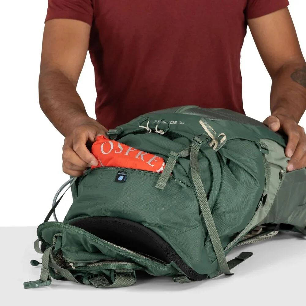 OSPREY STRATOS 34 ZAINO TREKKING 34 LITRI CON SCHIENALE STACCATO REGOLABILE - NUOVO MODELLO - Image 10