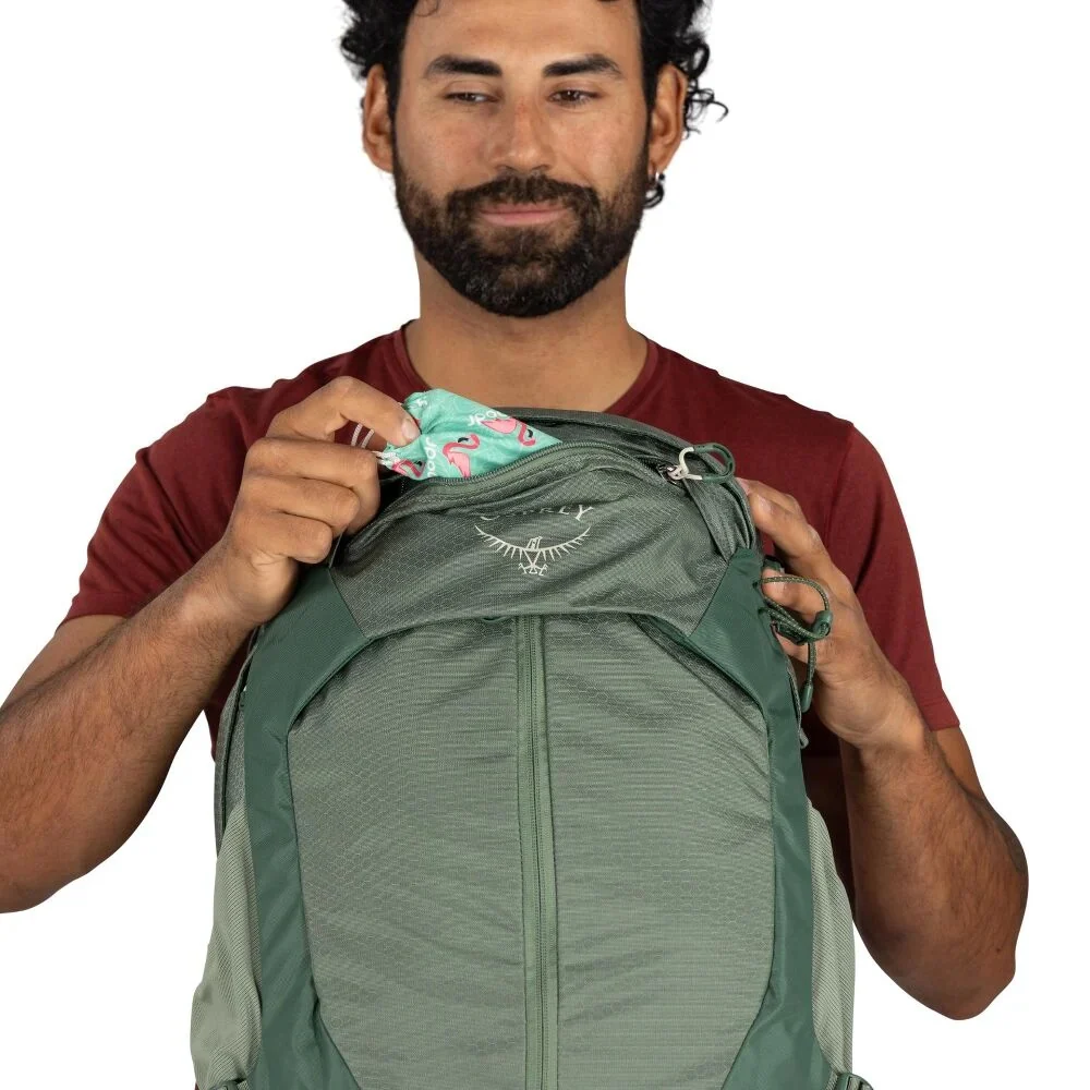OSPREY STRATOS 34 ZAINO TREKKING 34 LITRI CON SCHIENALE STACCATO REGOLABILE - NUOVO MODELLO - Image 13