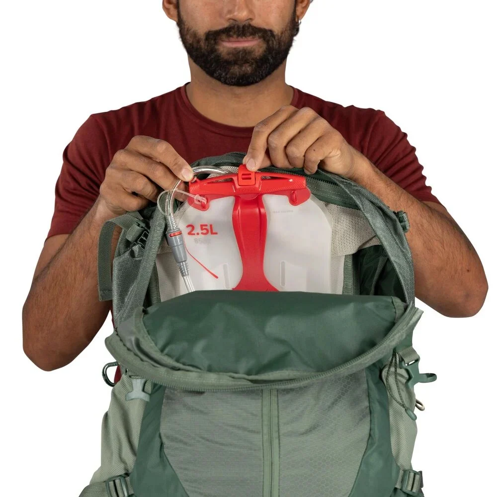 OSPREY STRATOS 34 ZAINO TREKKING 34 LITRI CON SCHIENALE STACCATO REGOLABILE - NUOVO MODELLO - Image 16