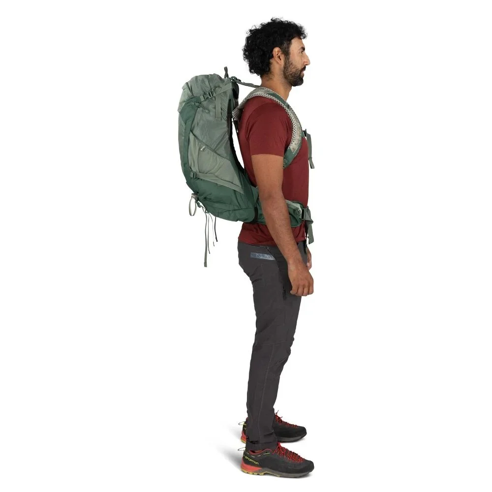 OSPREY STRATOS 34 ZAINO TREKKING 34 LITRI CON SCHIENALE STACCATO REGOLABILE - NUOVO MODELLO - Image 18