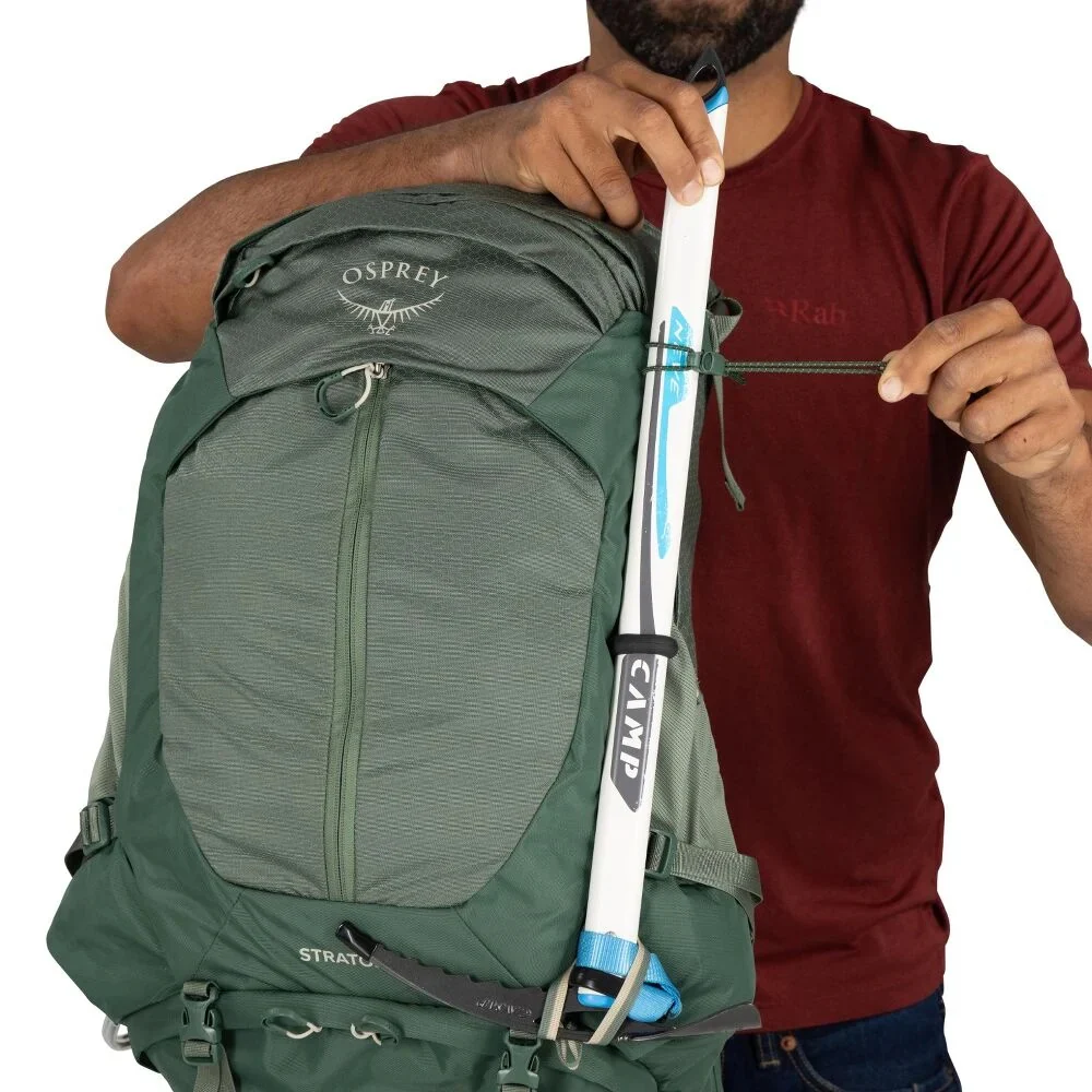 OSPREY STRATOS 34 ZAINO TREKKING 34 LITRI CON SCHIENALE STACCATO REGOLABILE - NUOVO MODELLO - Image 7