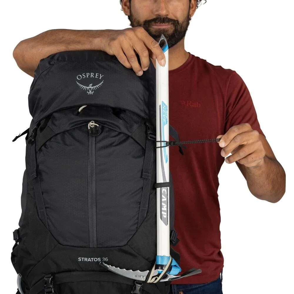 OSPREY STRATOS 36 ZAINO TREKKING 36 LITRI CON SCHIENALE STACCATO REGOLABILE - NUOVO MODELLO - Image 10