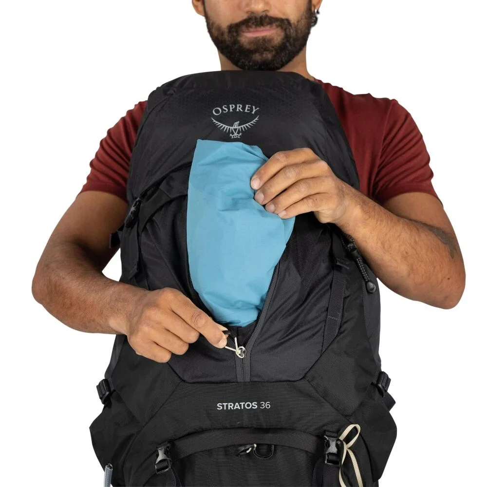 OSPREY STRATOS 36 ZAINO TREKKING 36 LITRI CON SCHIENALE STACCATO REGOLABILE - NUOVO MODELLO - Image 7
