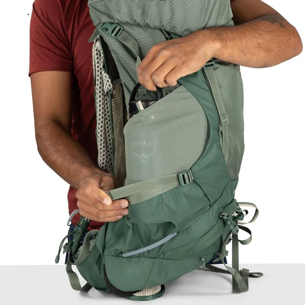 OSPREY STRATOS 44 ZAINO TREKKING 44 LITRI CON SCHIENALE STACCATO REGOLABILE - NUOVO MODELLO - Image 14