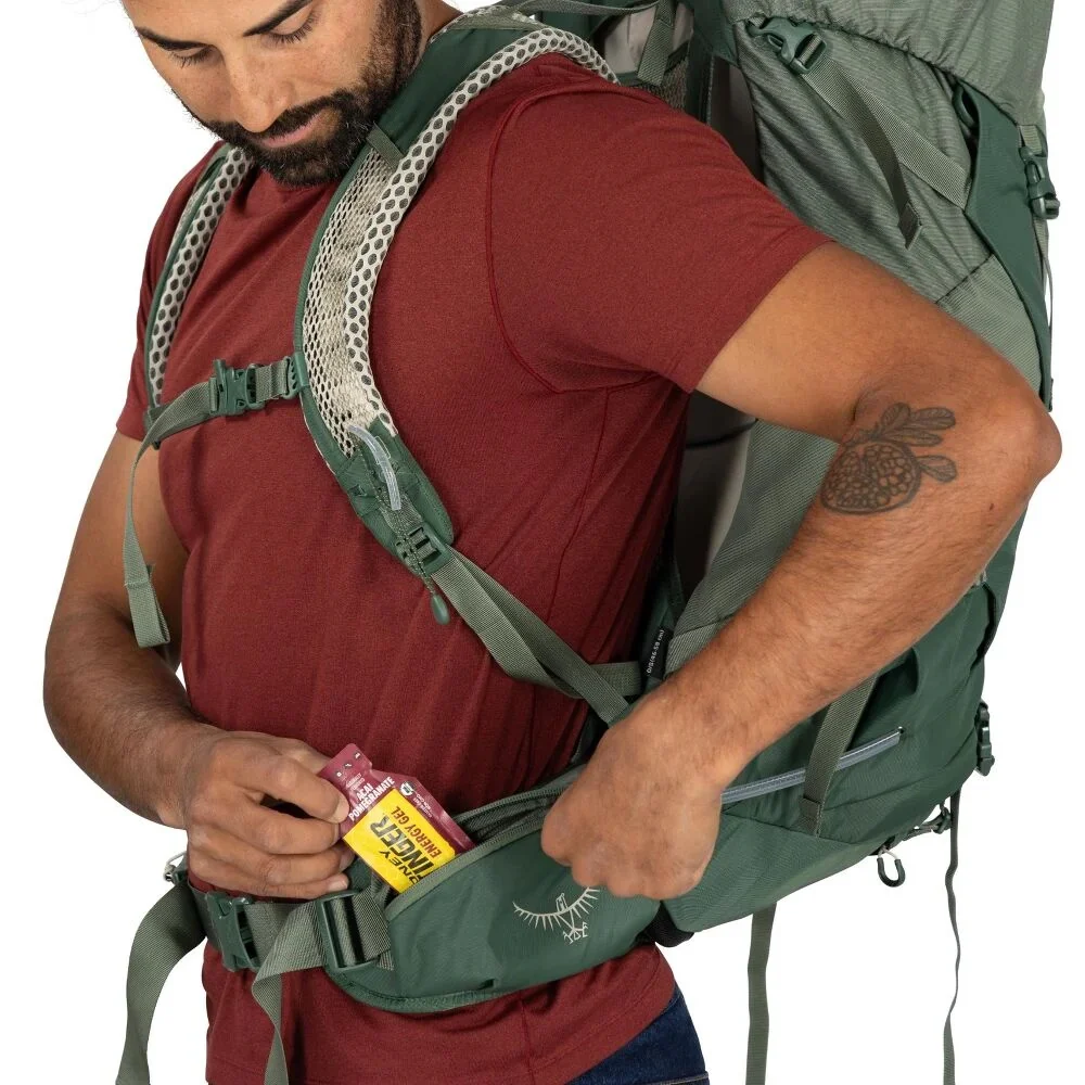 OSPREY STRATOS 44 ZAINO TREKKING 44 LITRI CON SCHIENALE STACCATO REGOLABILE - NUOVO MODELLO - Image 15