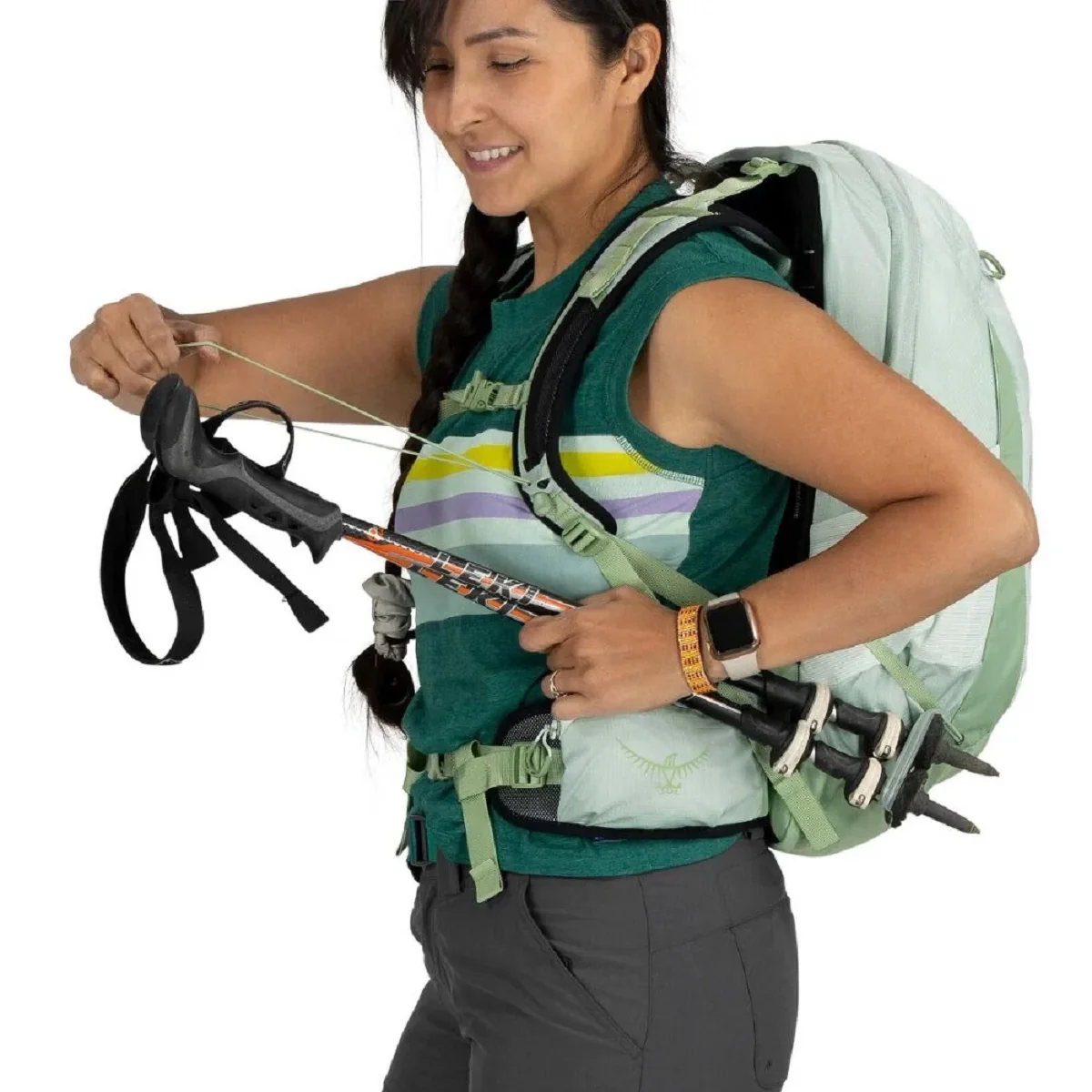 OSPREY TEMPEST 22 ZAINO 22 LITRI DA TREKKING E HIKING CON SCHIENALE CORTO - DISPONIBILE IN 2 COLORI - Image 9