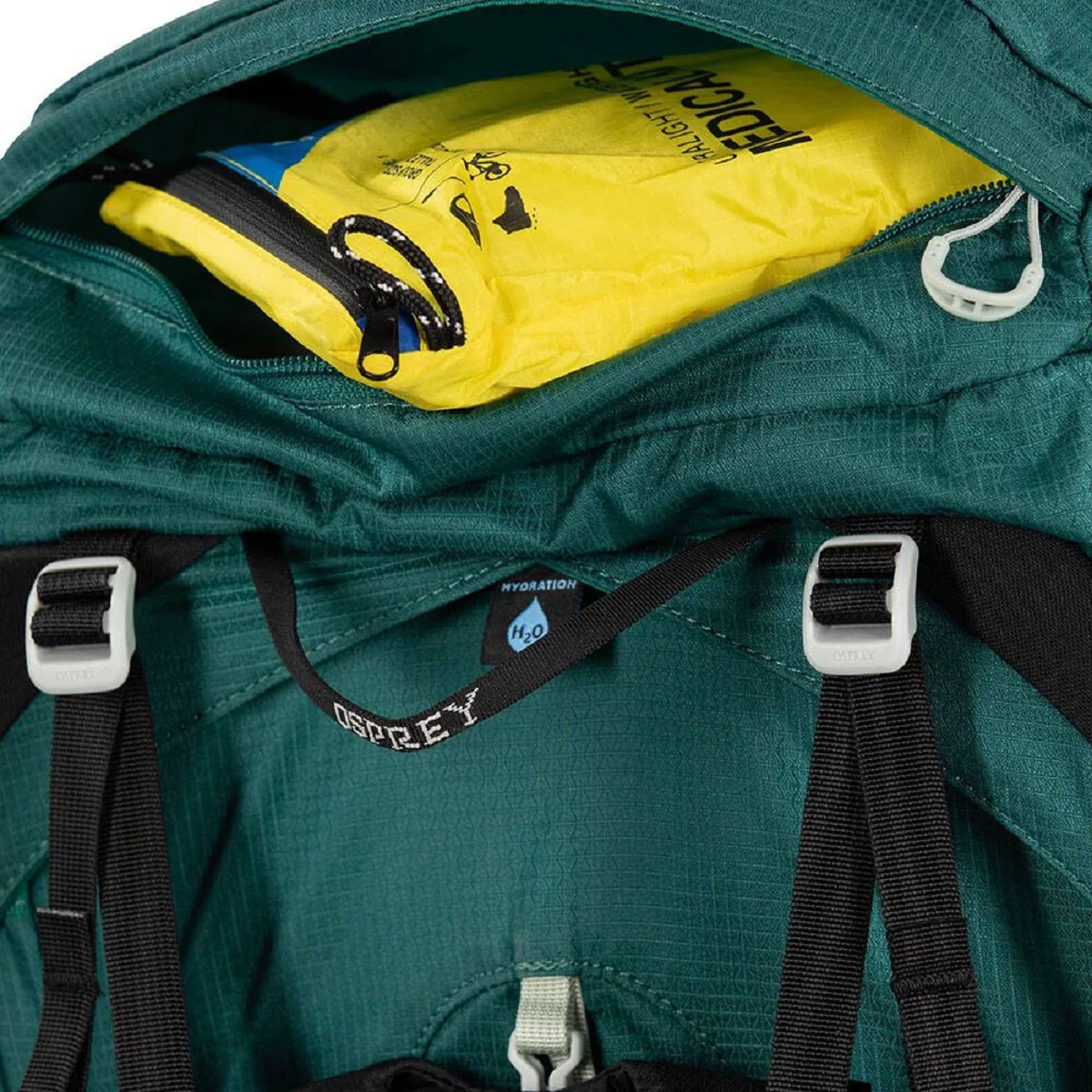 OSPREY TEMPEST 30 ZAINO TECNICO 30 LITRI DA TREKKING/ALPINISMO LEGGERO CON SCHIENALE COMPATTO DONNA - JASPER GREEN - Image 5