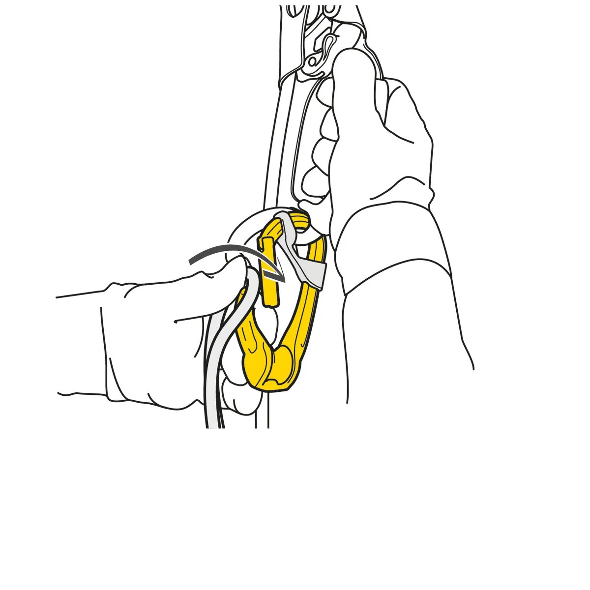 PETZL ROLLCLIP A Carrucola moschettone - Image 3