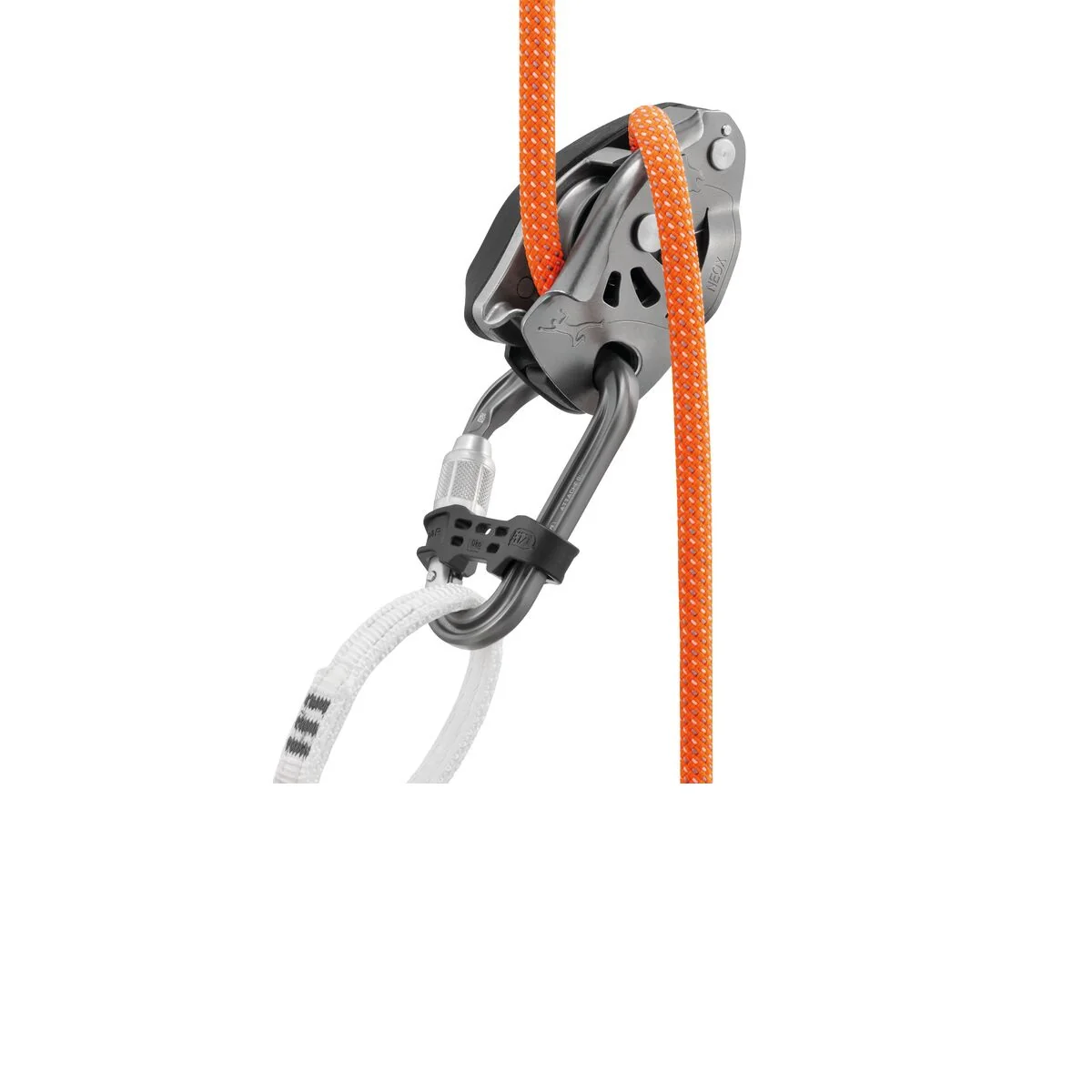 PETZL ATTACHE BAR Moschettone unidirezionale con ghiera a vite e forma a pera - Image 5