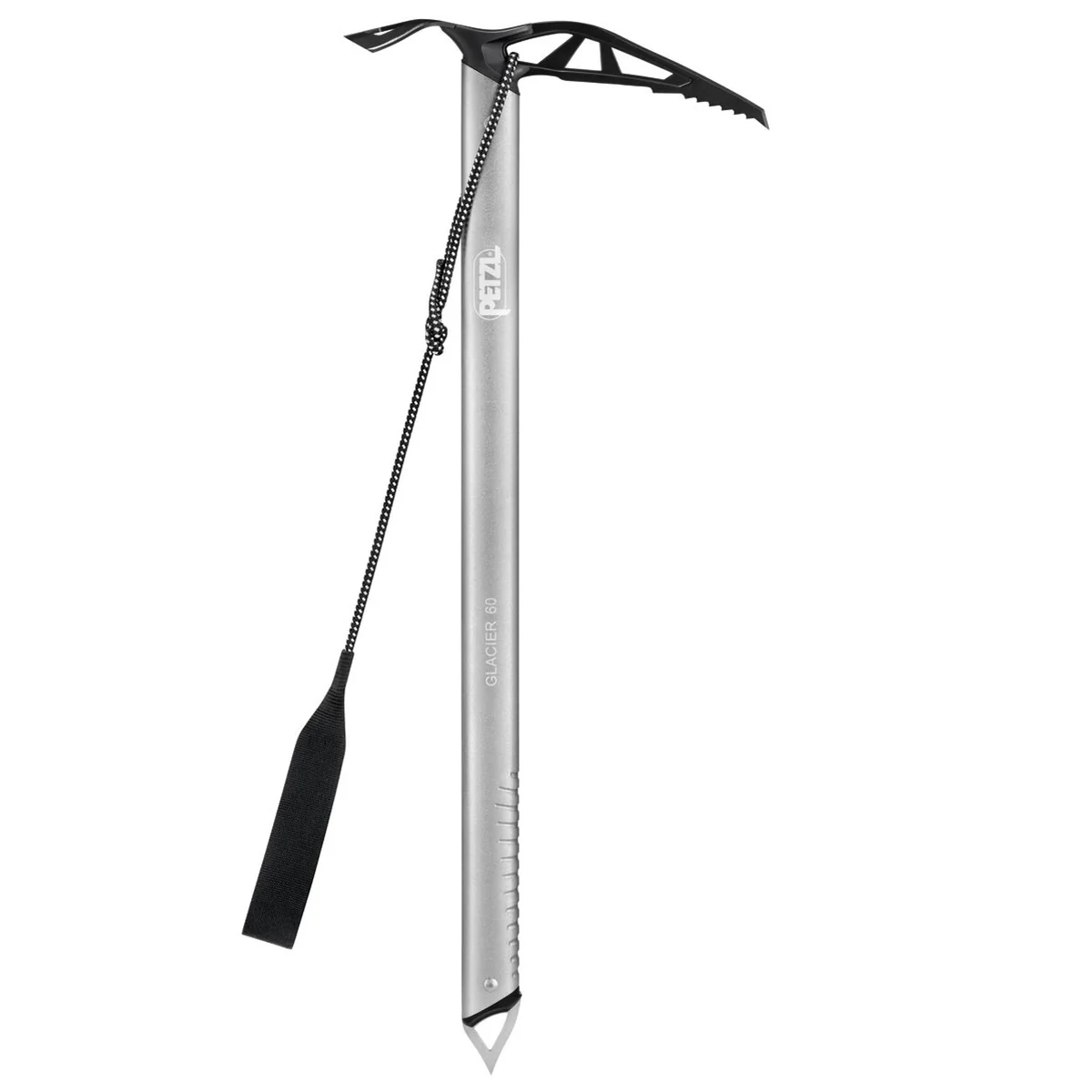 PETZL GLACIER LINKIN Piccozza leggera per l’escursionismo d’alta quota, con dragonne e copripuntali inclusi - Disponibile in 4 misure - Image 2