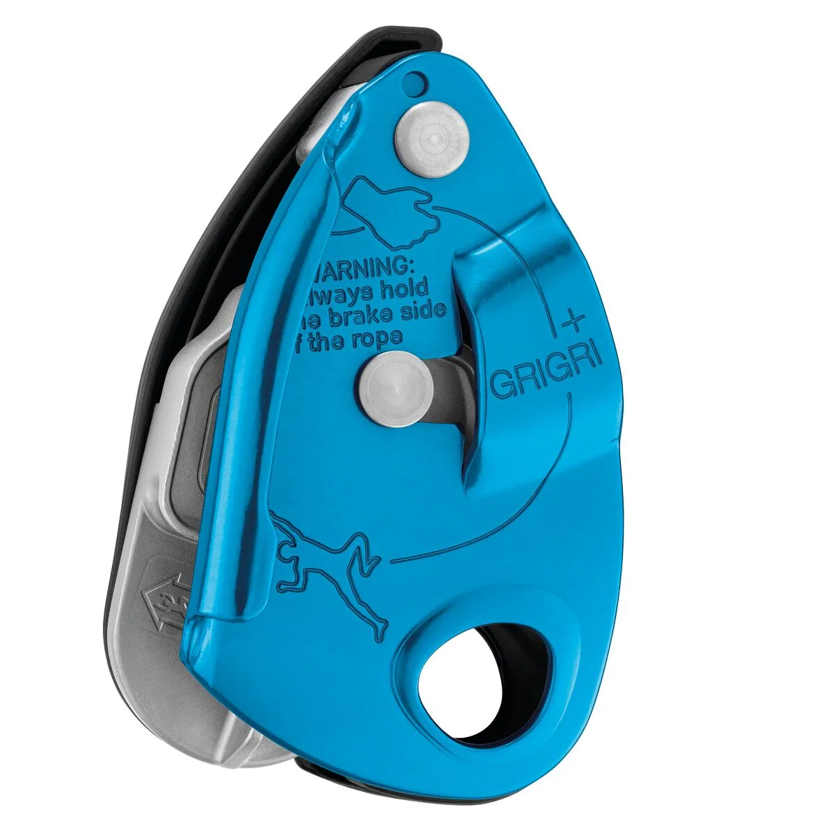 PETZL GRIGRI+ NUOVO MODELLO ASSICURATORE CON BLOCCAGGIO ASSISTITO - DISPONIBILE IN 3 COLORI - Image 2