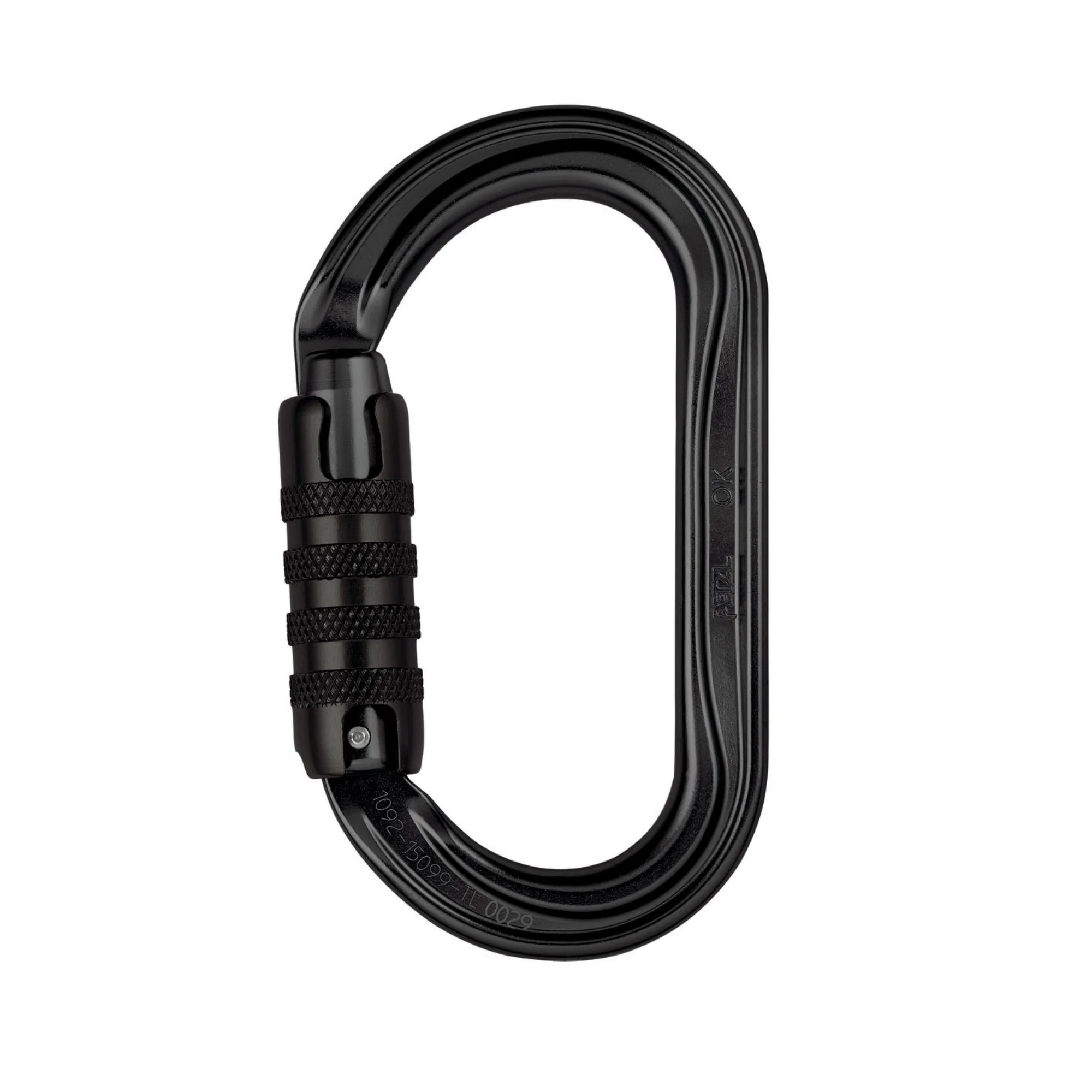 PETZL OK Moschettone ovale leggero SCREW-LOCK o TRIACT-LOCK NERO - Image 3