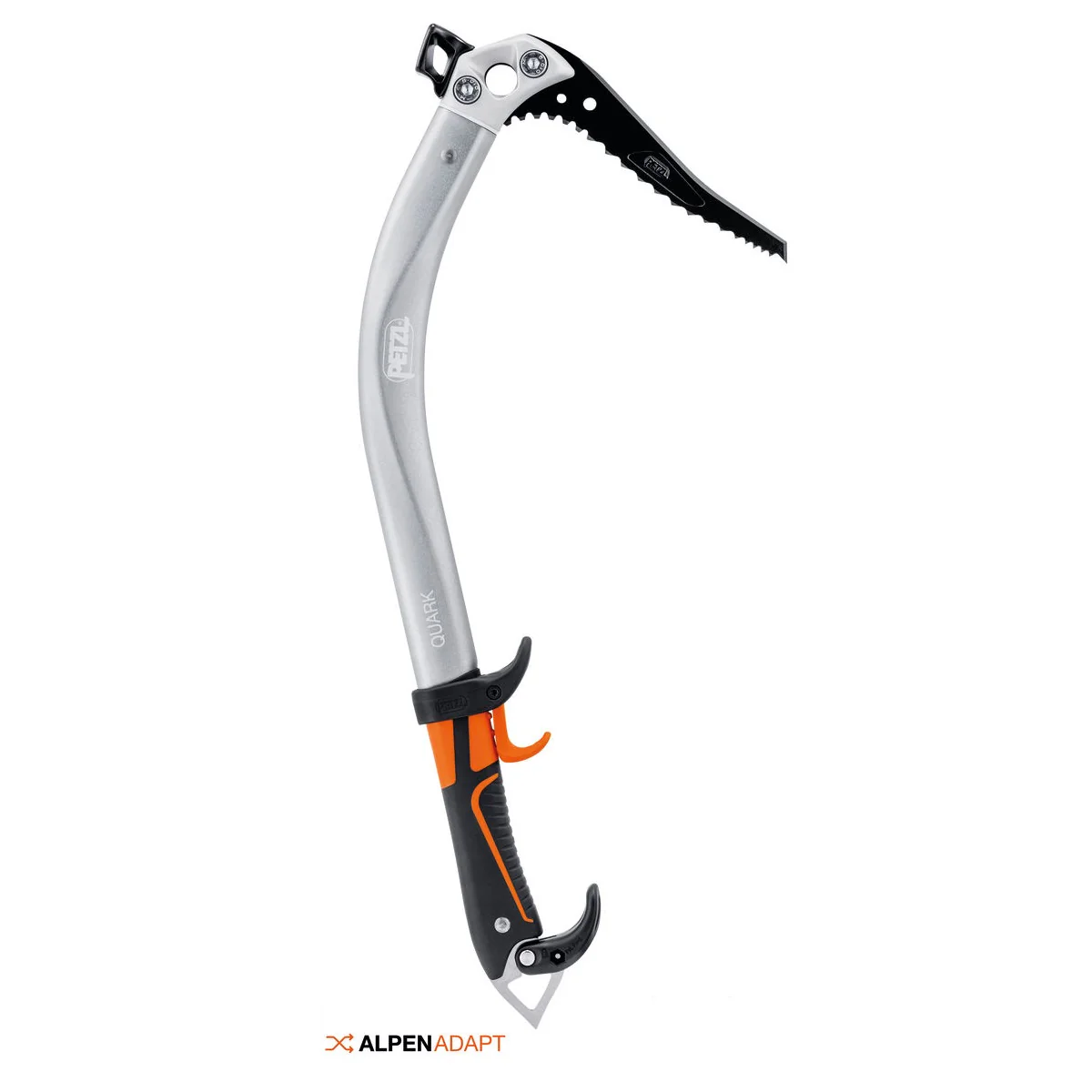 PETZL QUARK Piccozza 50 cm polivalente per l’alpinismo tecnico e la cascata di ghiaccio - Versione martello