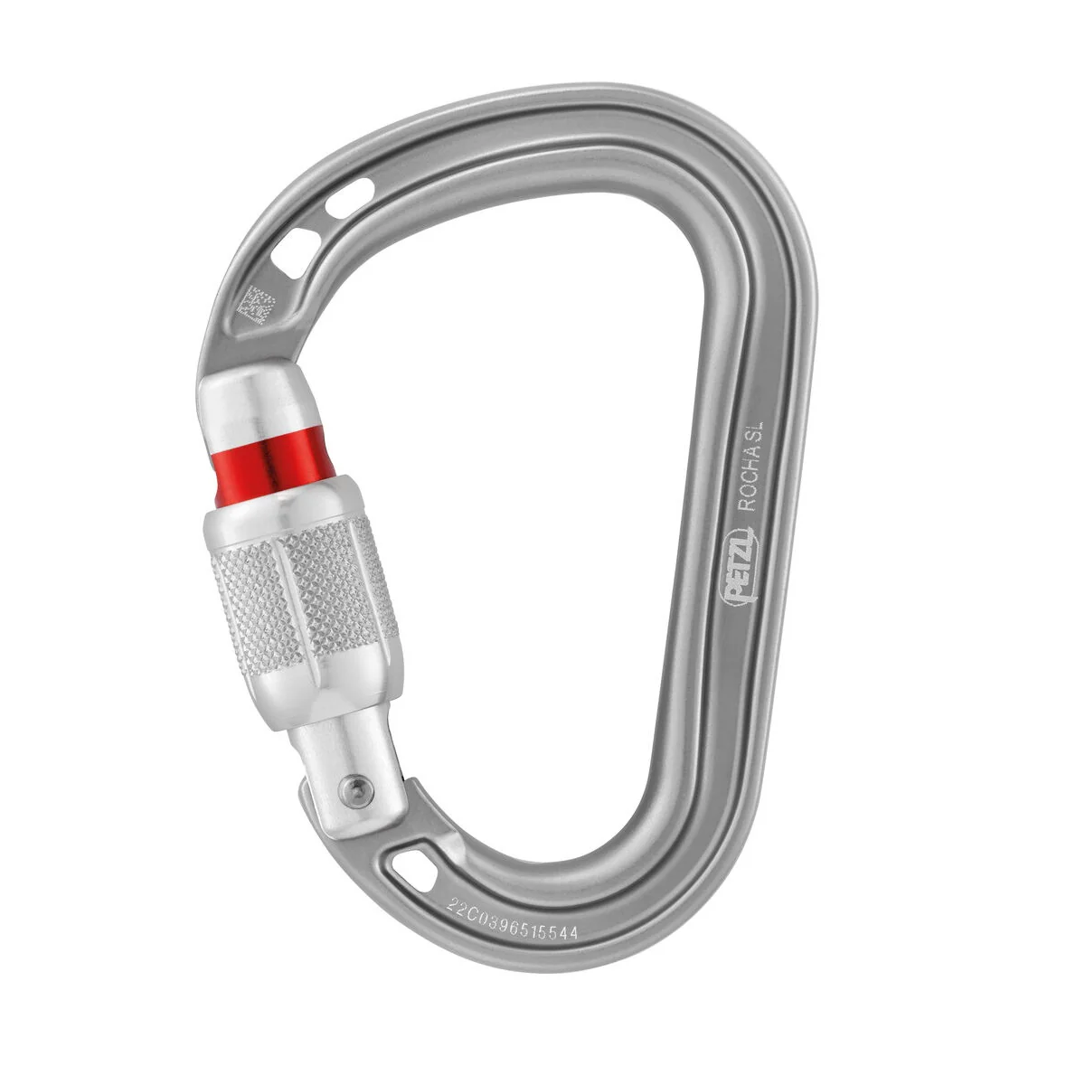 PETZL ROCHA Moschettone con ghiera a vite, ultracompatto e ultraleggero con forma a pera - Disponibile in 2 colori - Image 2