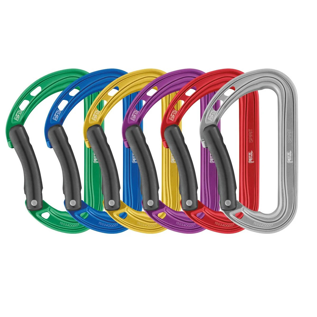 PETZL SPIRIT PACCHETTO 6 MOSCHETTONI LEVA CURVA