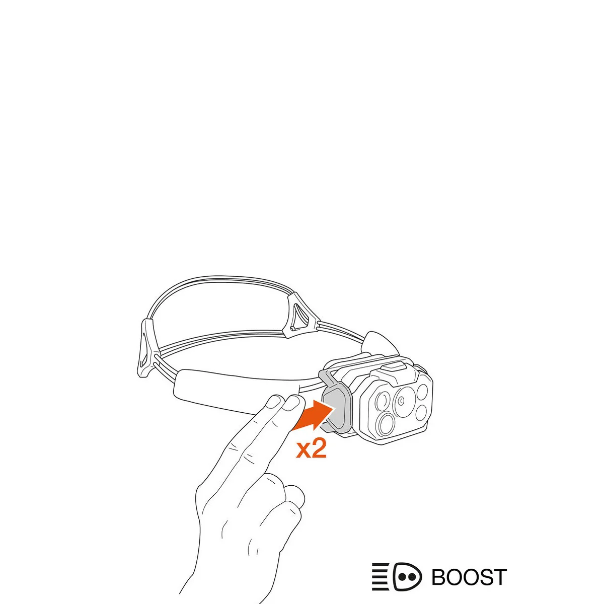 PETZL SWIFTÂŽ RL Lampada frontale ultrapotente e ricaricabile, con fascia elastica ultrasottile, dotata della tecnologia REACTIVE LIGHTING. 1200 lumen - Image 6