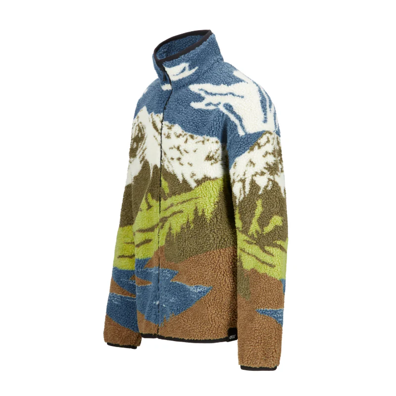 PICTURE HAFDALS ZIP FLEECE FELPA SHERPA UOMO - Image 3