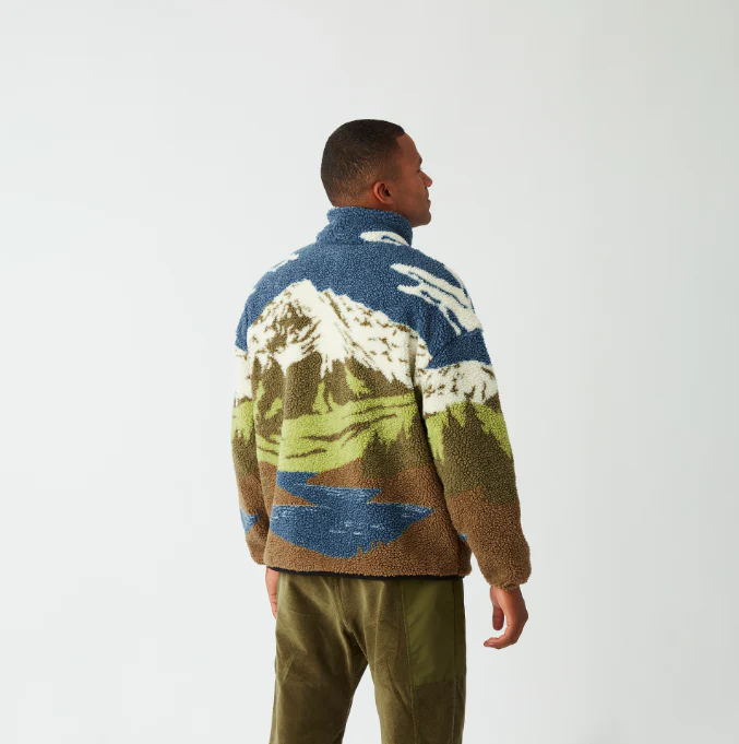 PICTURE HAFDALS ZIP FLEECE FELPA SHERPA UOMO - Image 6