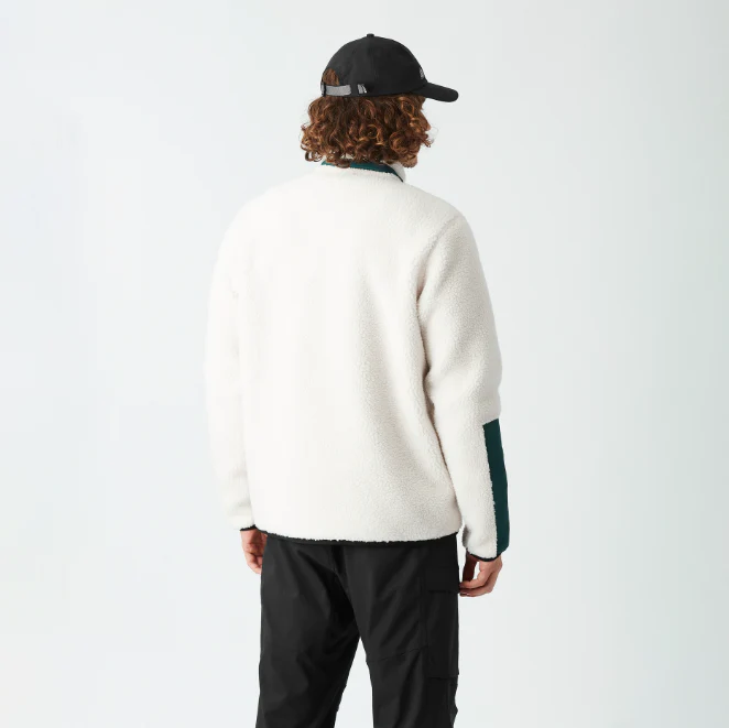PICTURE PMBTON ZIP FLEECE FELPA SHERPA UOMO - Image 5