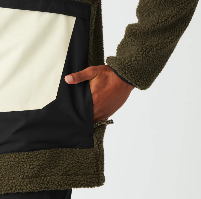 PICTURE PMBTON ZIP HOODIE FELPA SHERPA UOMO - Image 5