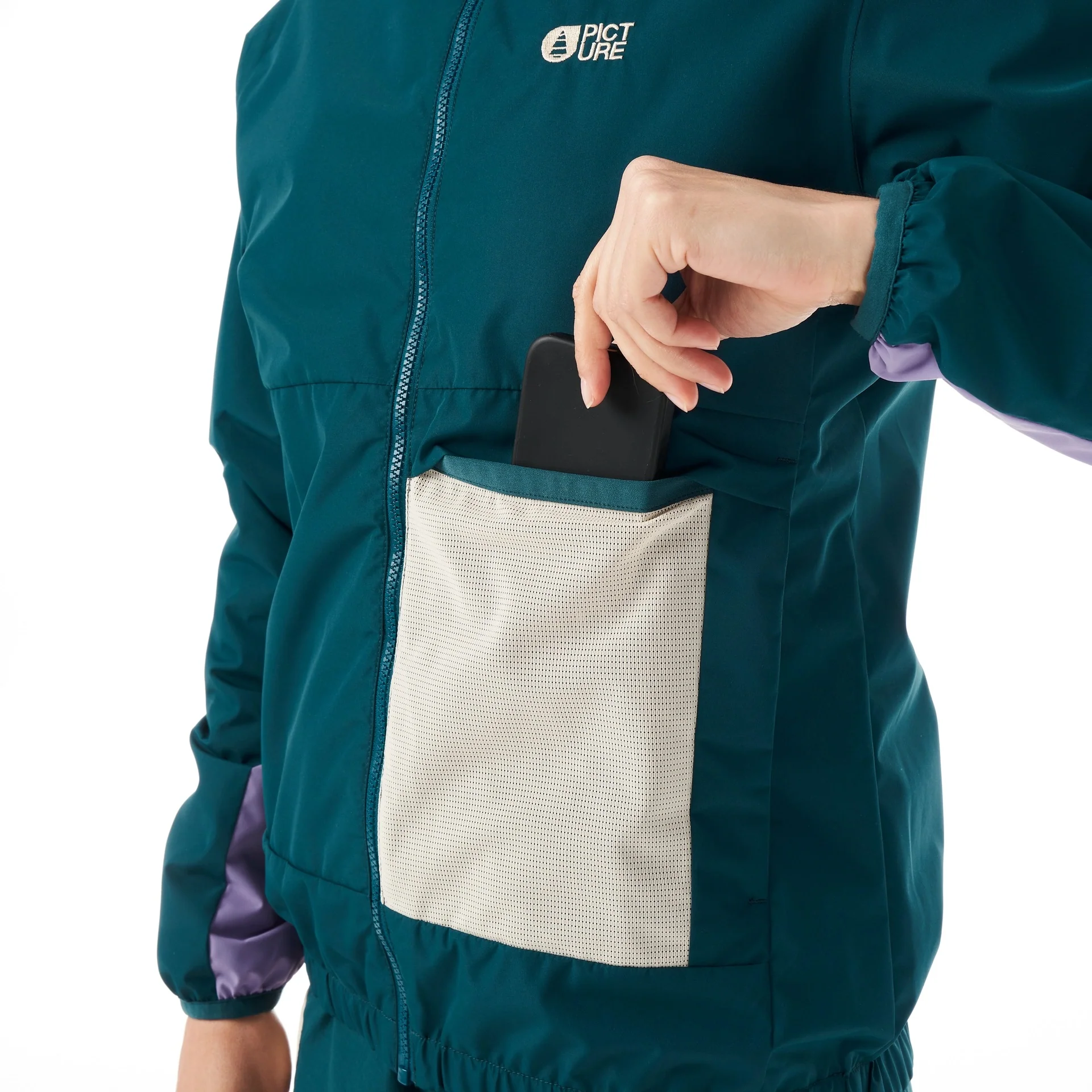 PICTURE STALL JACKET W DONNA GUSCIO 2 STRATI IMPERMEABILE ANTIVENTO - Image 13
