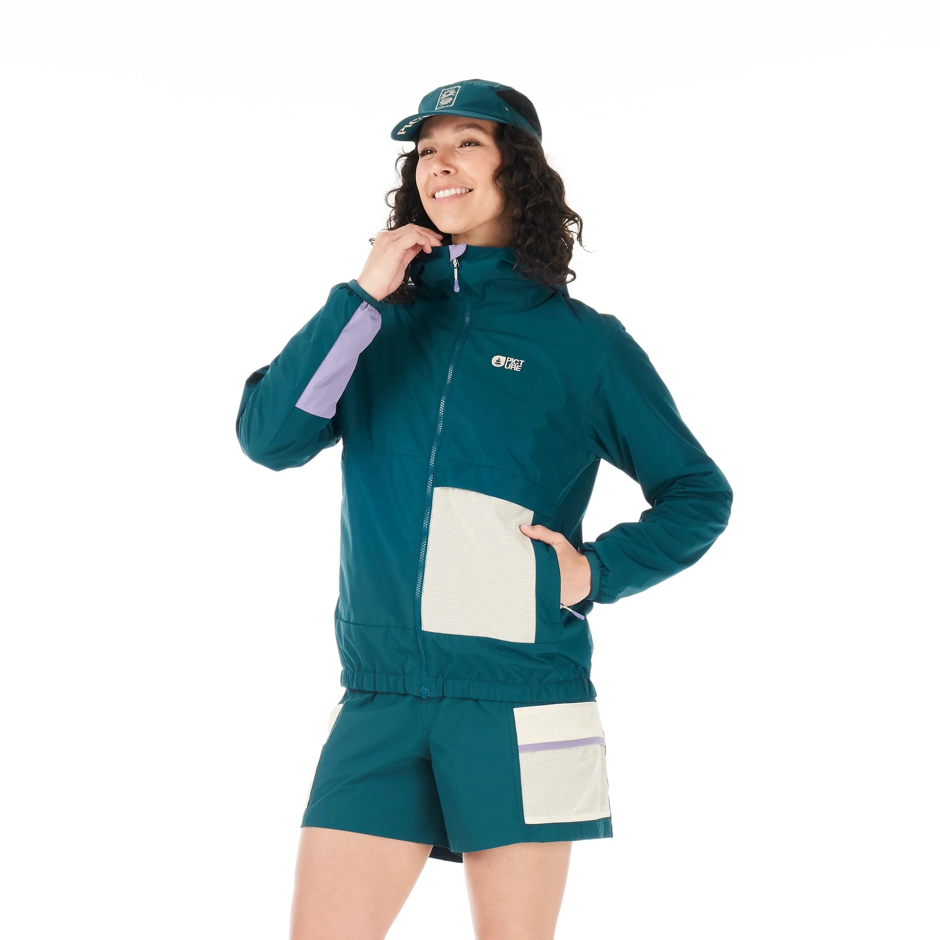 PICTURE STALL JACKET W DONNA GUSCIO 2 STRATI IMPERMEABILE ANTIVENTO - Image 3