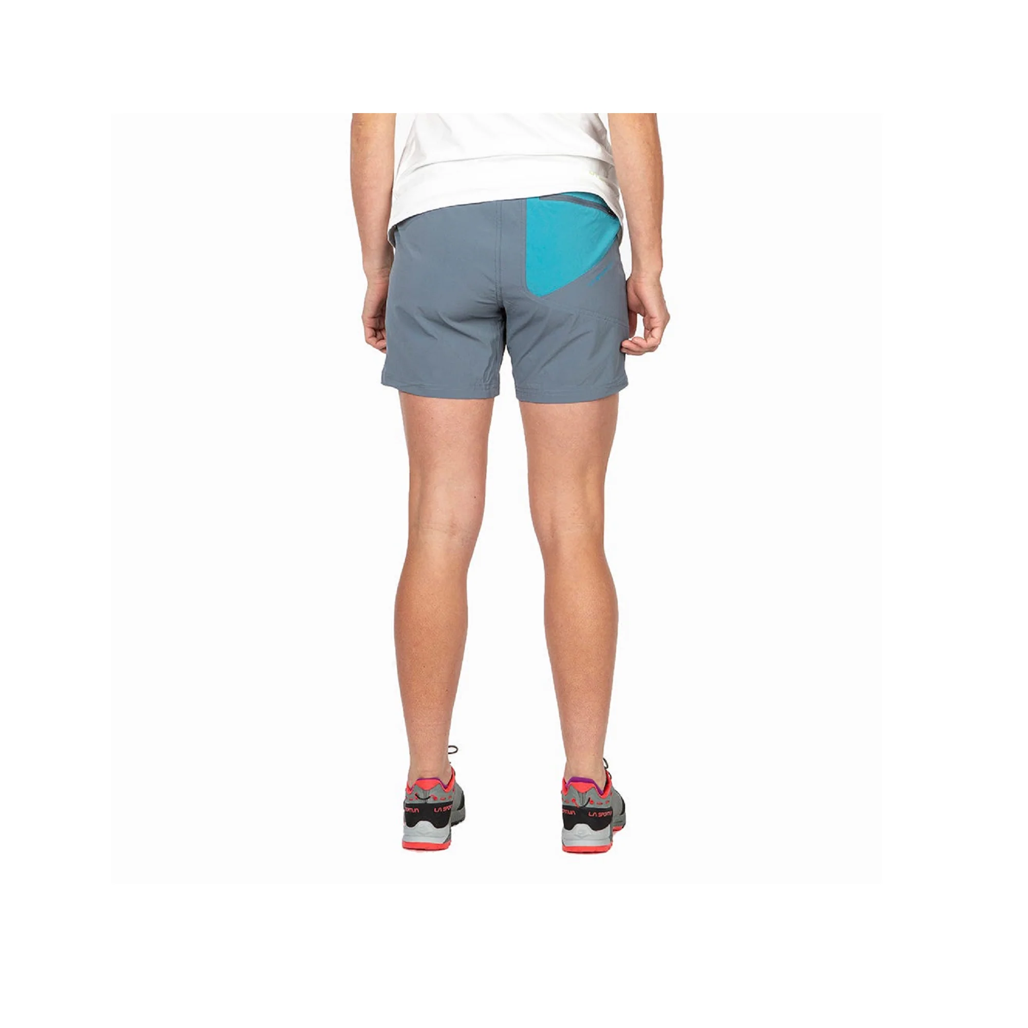LA SPORTIVA HIKE SHORT W SLATE / TOPAZ PANTALONI CORTI - Image 3