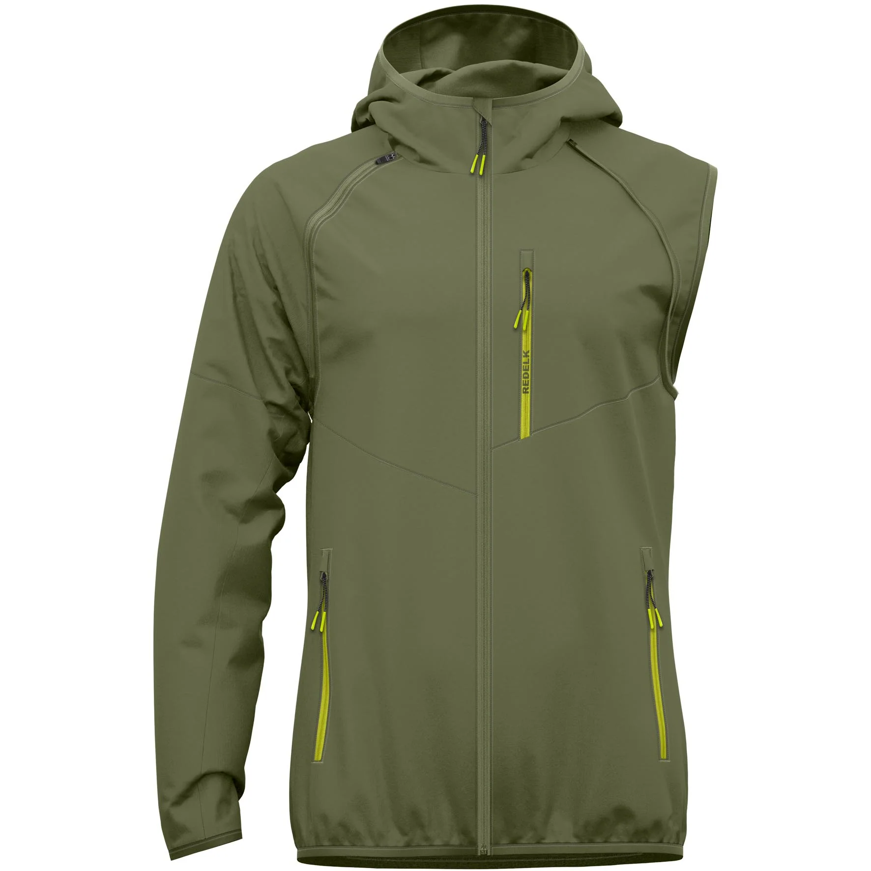 REDELK PRAYON GIACCA/GILET UOMO ANTIVENTO CON MANICHE STACCABILI - DISPONIBILE IN 3 COLORI