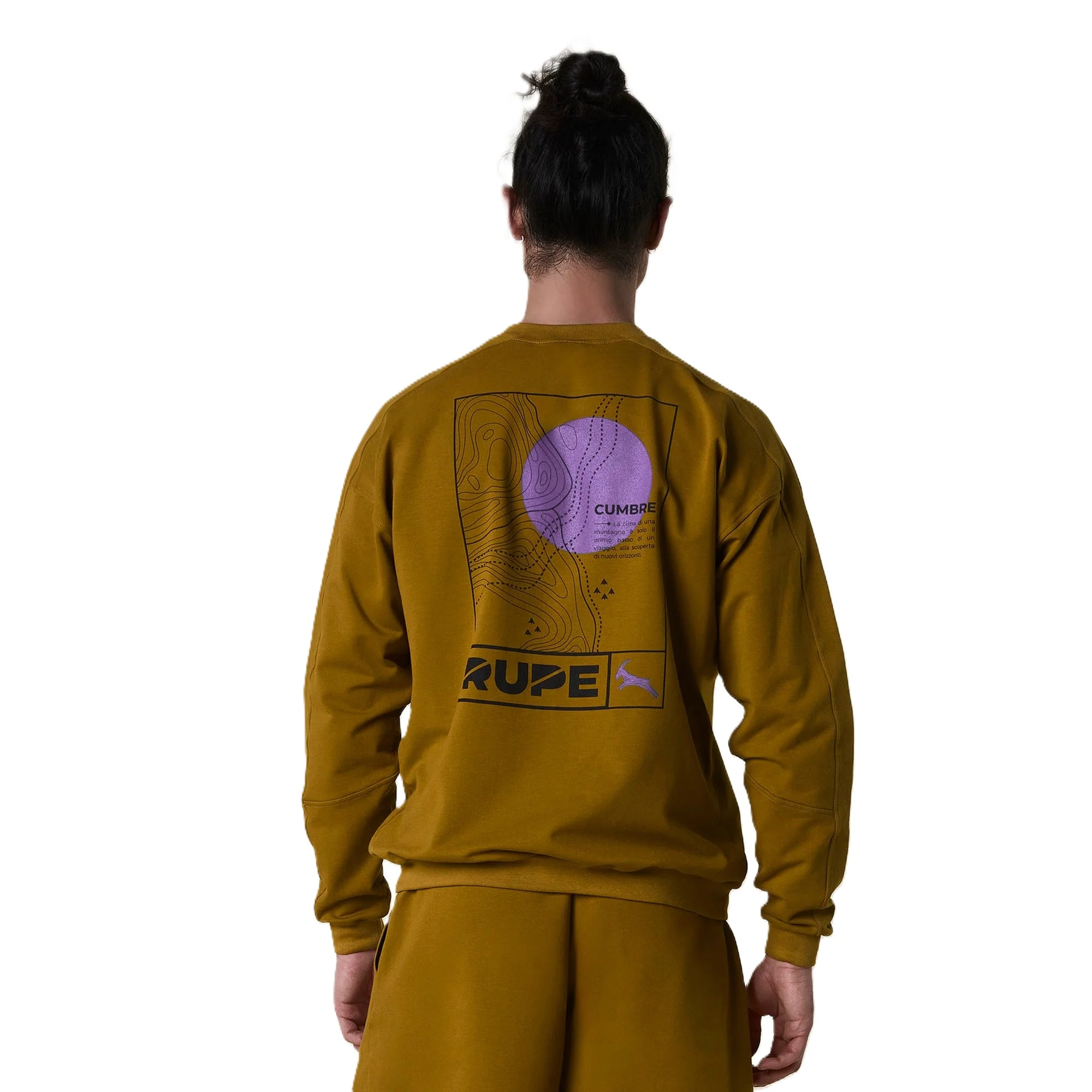 RUPE FELPA LEGGERA UOMO IN COTONE BIOLOGICO SENZA CAPPUCCIO - Image 3
