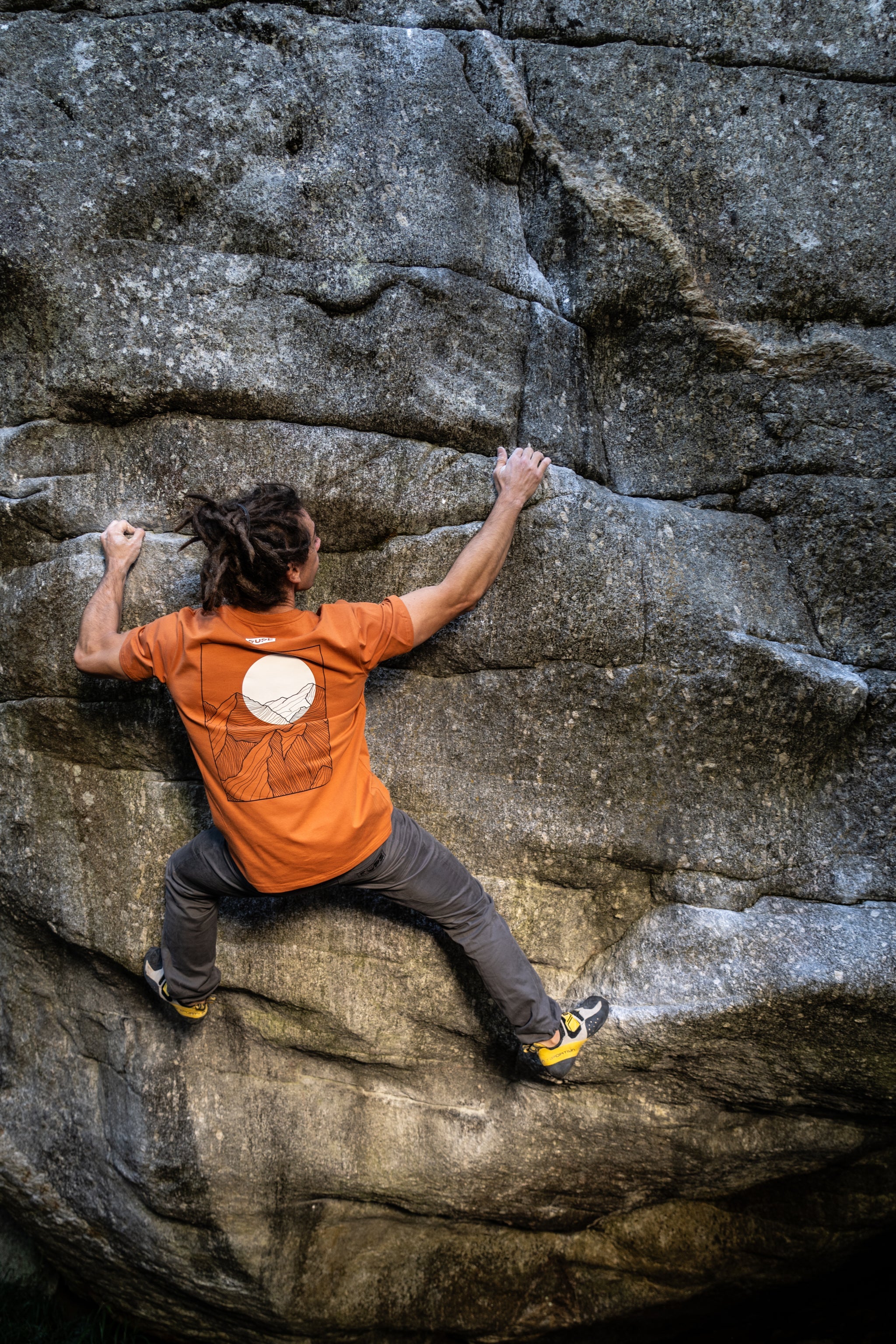 RUPE T-SHIRT UOMO IN COTONE DA ARRAMPICATA E TEMPO LIBERO - Image 3