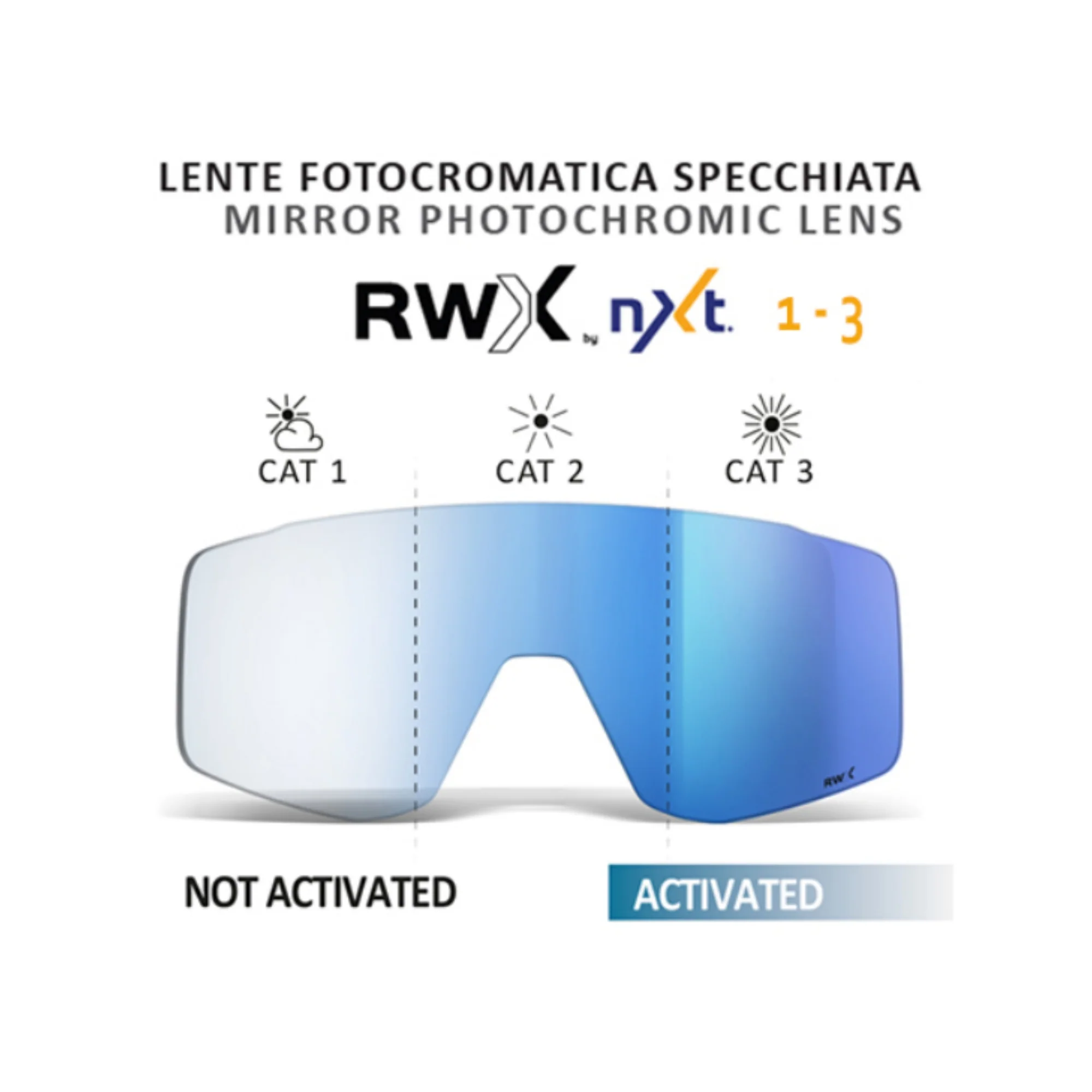 SALICE 022RWX OCCHIALI DA SOLE CON LENTE FOTOCROMATICA RWX 1-3 - DISPONIBILE IN VARI COLORI - Image 6