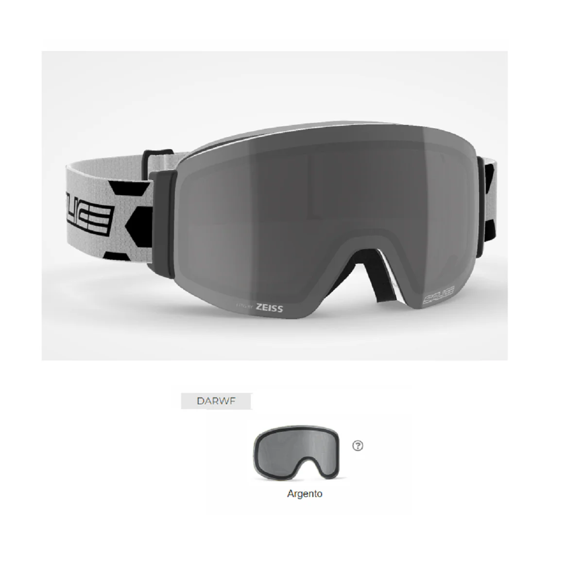SALICE MASCHERA DA SCI 104DARWF CON LENTE PROTEZIONE UV 400 E ANTIGRAFFIO - DISPONIBILE IN 2 COLORI