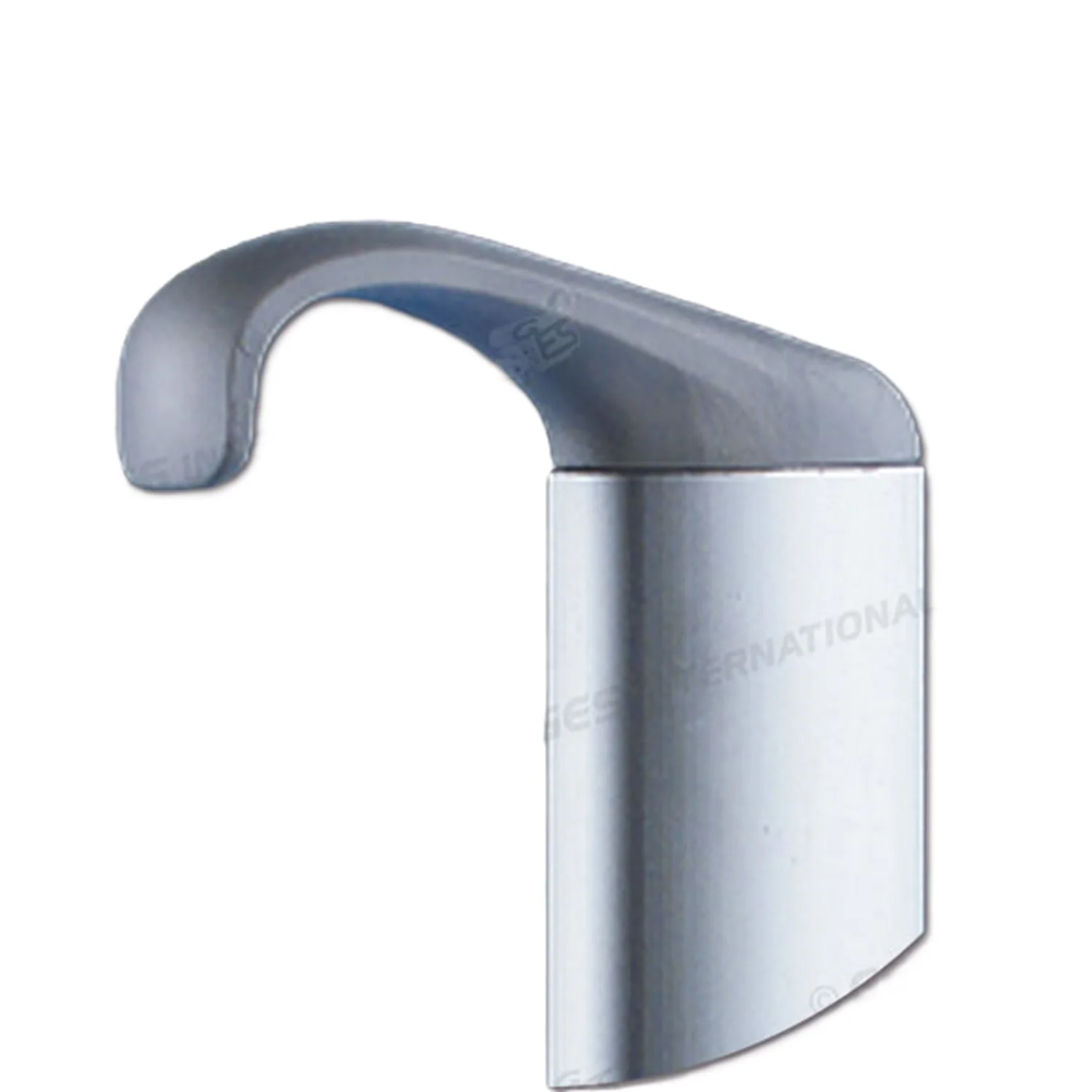 Scaletta in alluminio anodizzato a 5 gradini con gancio lungo 158 x 27 cm - Image 2