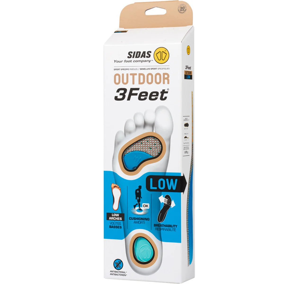 SIDAS OUTDOOR 3 FEET LOW SOLETTE AMMORTIZZATE PER UTILIZZO OUTDOOR E TREKKING IDEALI PER PIEDI PIATTI - Image 5