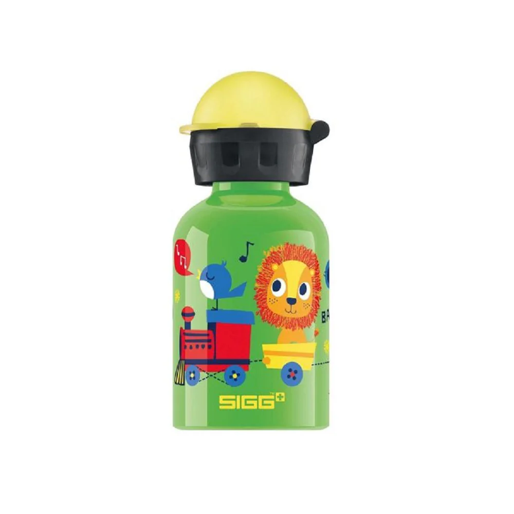 SIGG JUNGLE TRAIN BORRACCIA DA 300ml PER BAMBINI IN ALLUMINIO