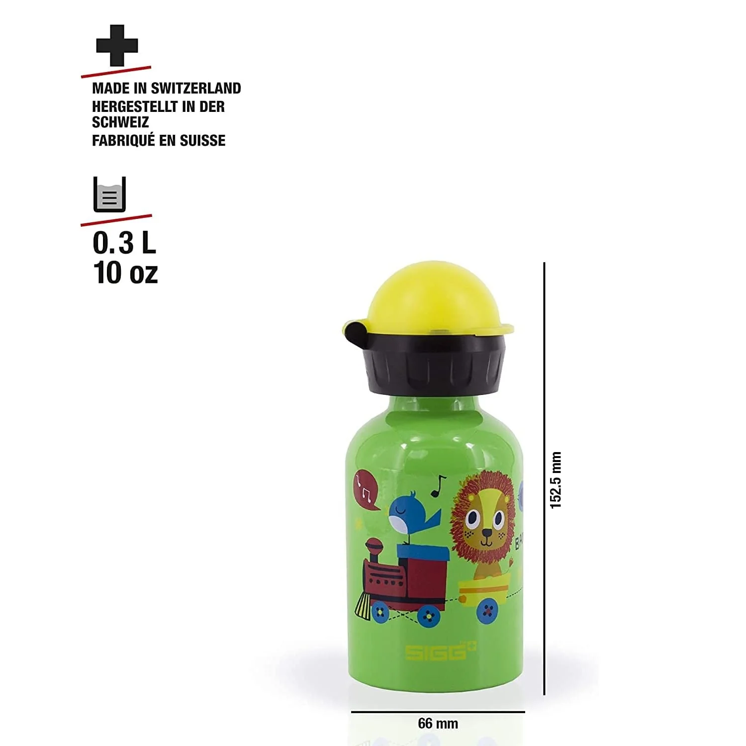 SIGG JUNGLE TRAIN BORRACCIA DA 300ml PER BAMBINI IN ALLUMINIO - Image 4
