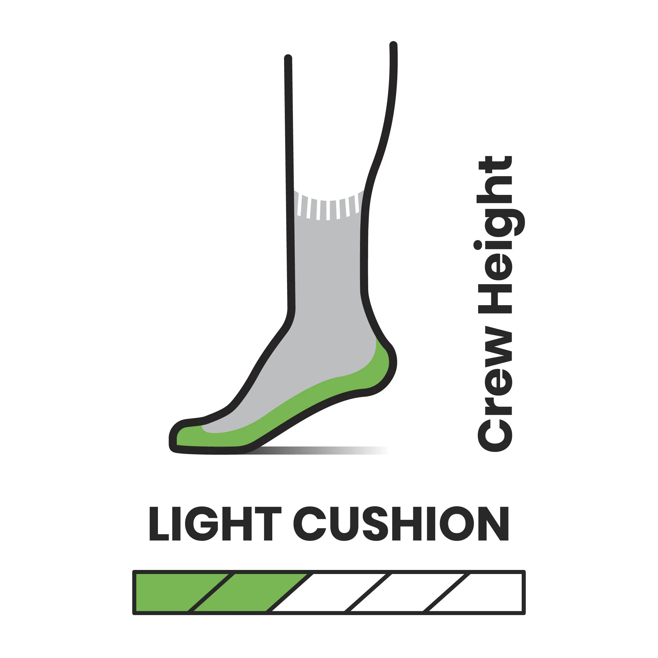 SMARTWOOL LIGHT CUSHION CREW CALZE TECNICHE IN LANA MERINO - Image 3