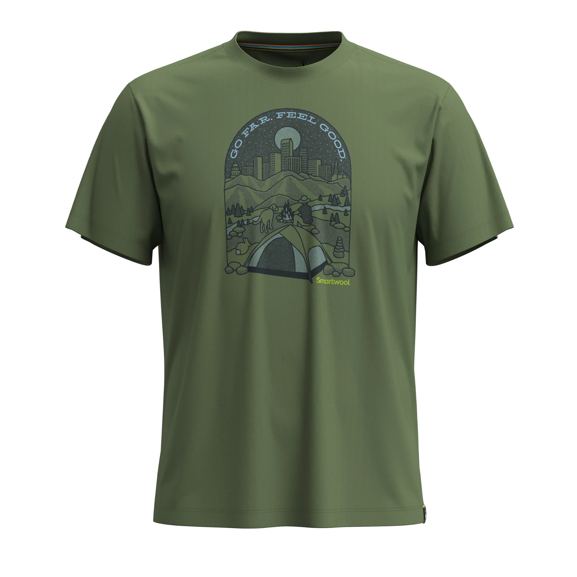 SMARTWOOL STREETS PKS S/S T-SHIRT UNISEX ESTIVA IN MISTO LANA MERINO