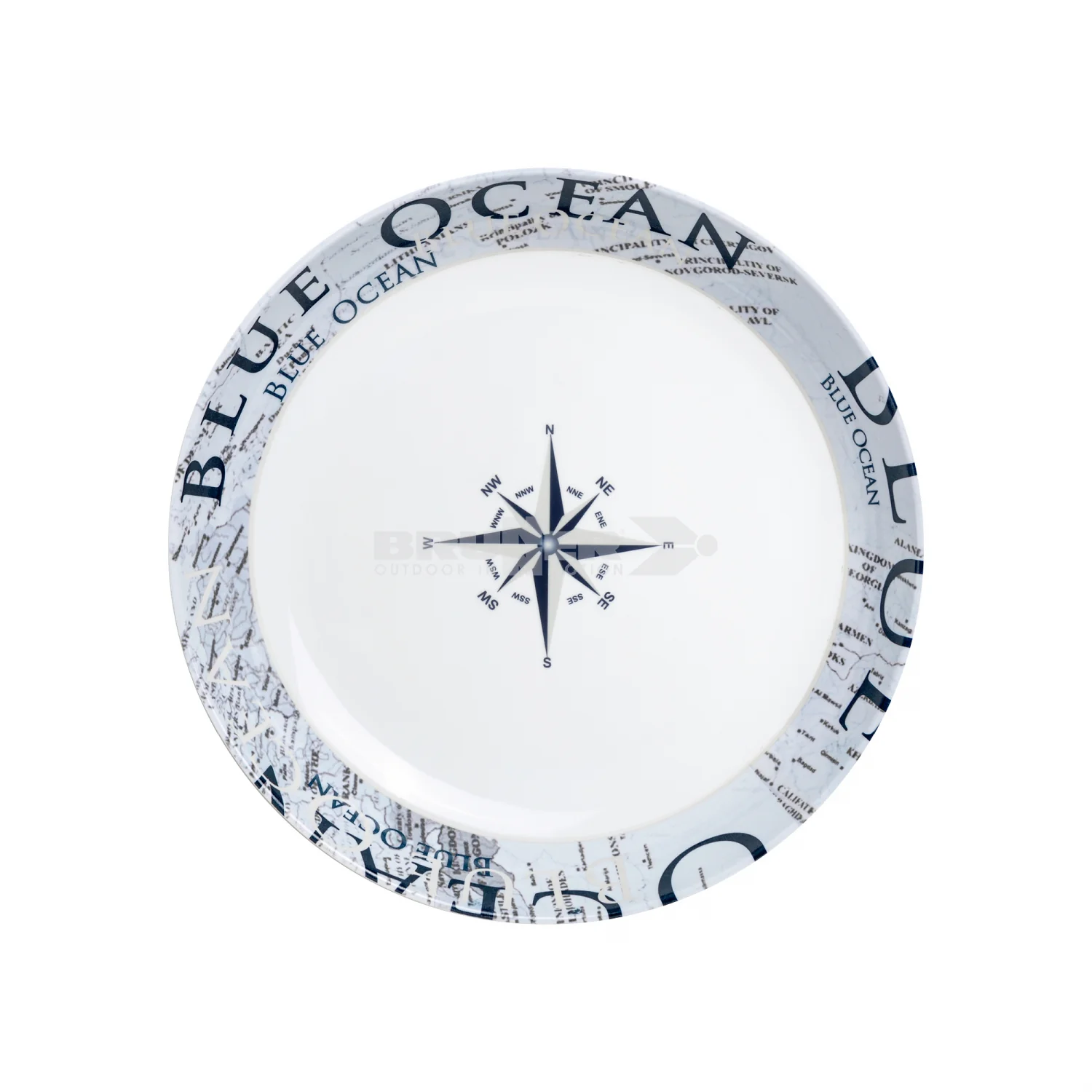 BRUNNER STOVIGLIE IN MELAMINA FANTASIA BLUE OCEAN ACQUISTABILE SFUSA O IN KIT DA 12-16 36PZ CON ANTISLIP - Image 11