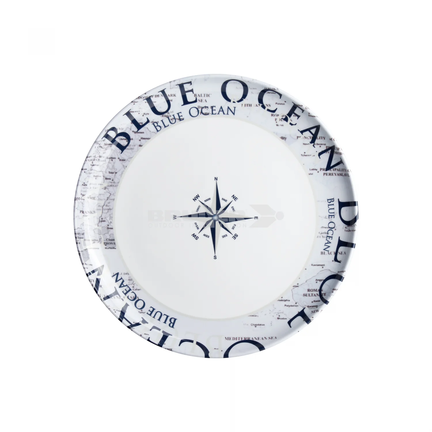 BRUNNER STOVIGLIE IN MELAMINA FANTASIA BLUE OCEAN ACQUISTABILE SFUSA O IN KIT DA 12-16 36PZ CON ANTISLIP - Image 13
