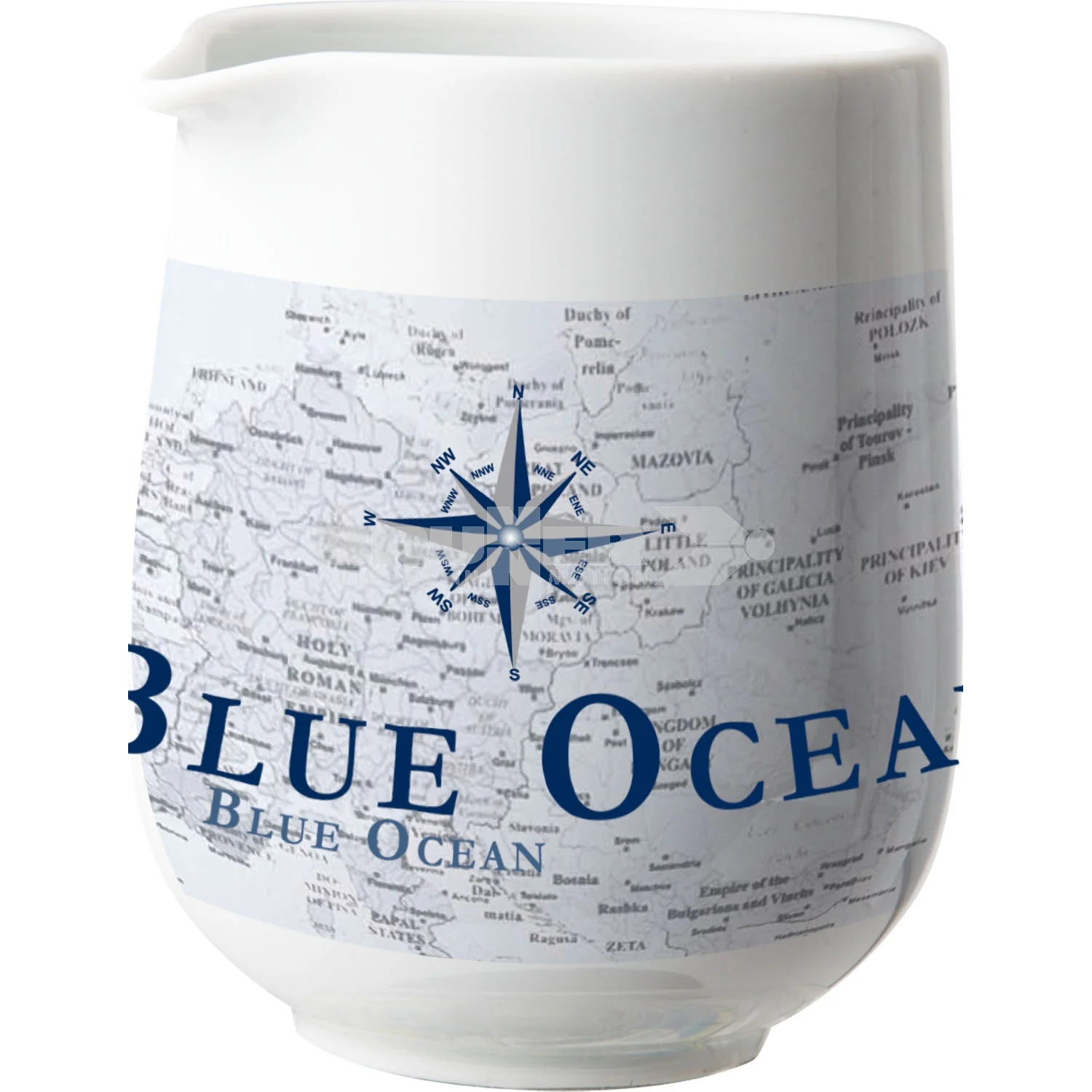 BRUNNER STOVIGLIE IN MELAMINA FANTASIA BLUE OCEAN ACQUISTABILE SFUSA O IN KIT DA 12-16 36PZ CON ANTISLIP - Image 16