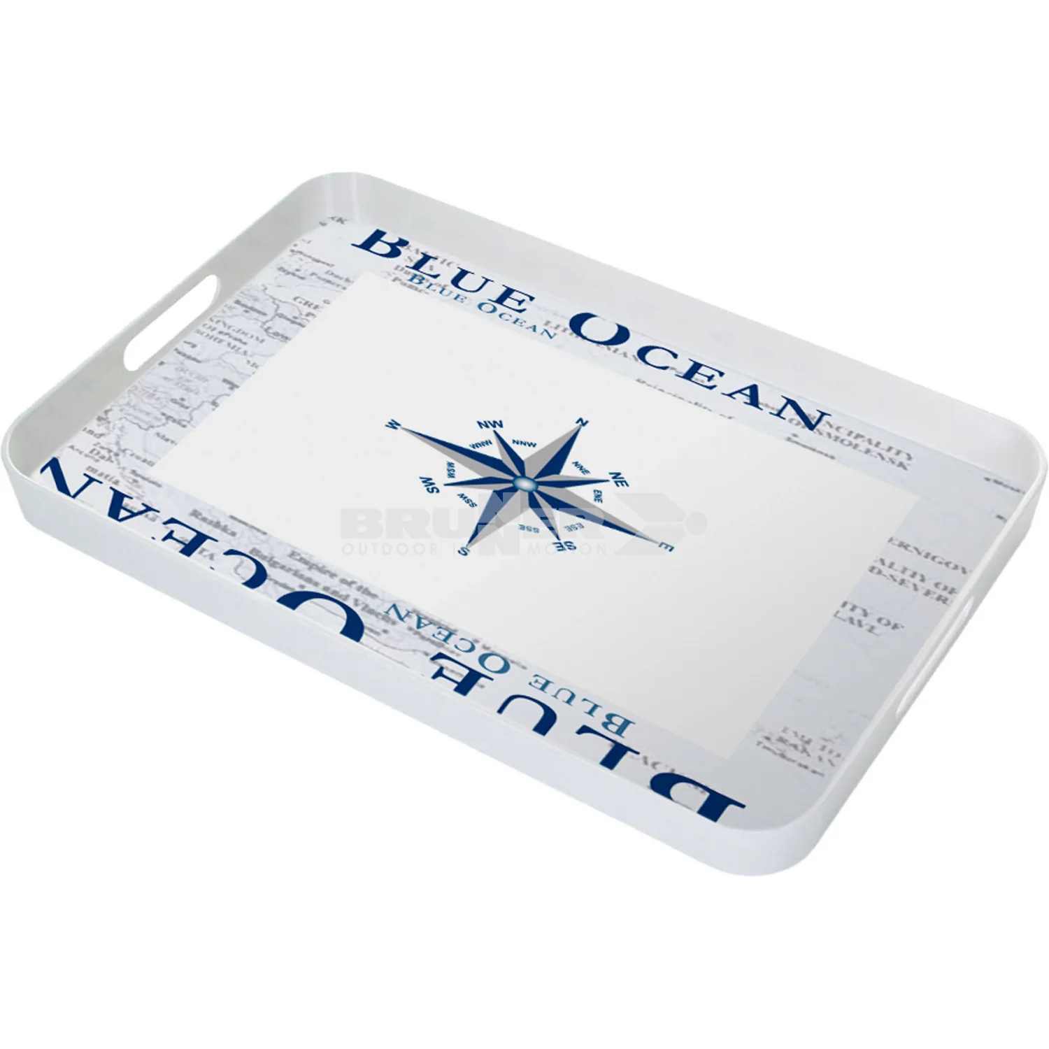 BRUNNER STOVIGLIE IN MELAMINA FANTASIA BLUE OCEAN ACQUISTABILE SFUSA O IN KIT DA 12-16 36PZ CON ANTISLIP - Image 18