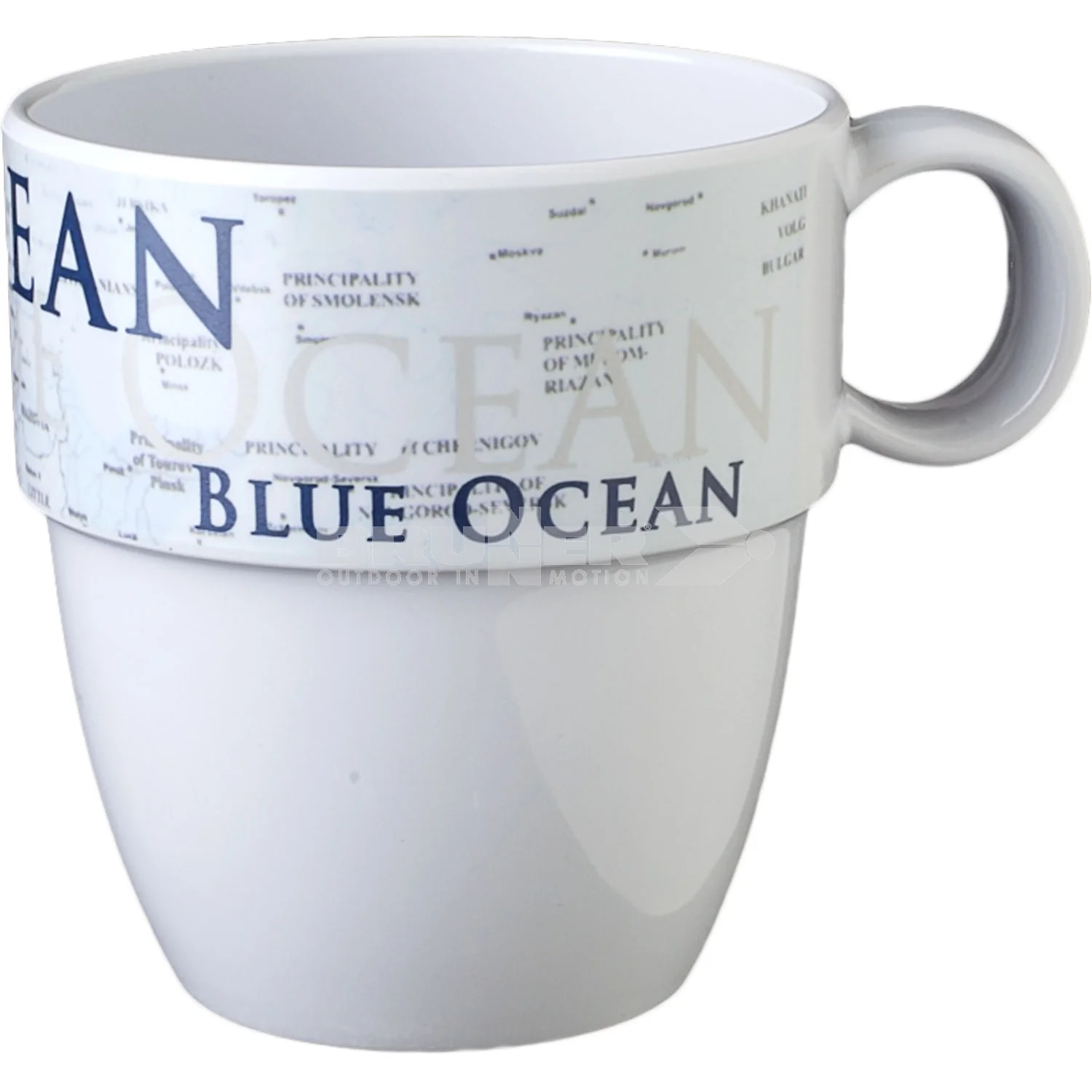 BRUNNER STOVIGLIE IN MELAMINA FANTASIA BLUE OCEAN ACQUISTABILE SFUSA O IN KIT DA 12-16 36PZ CON ANTISLIP - Image 6