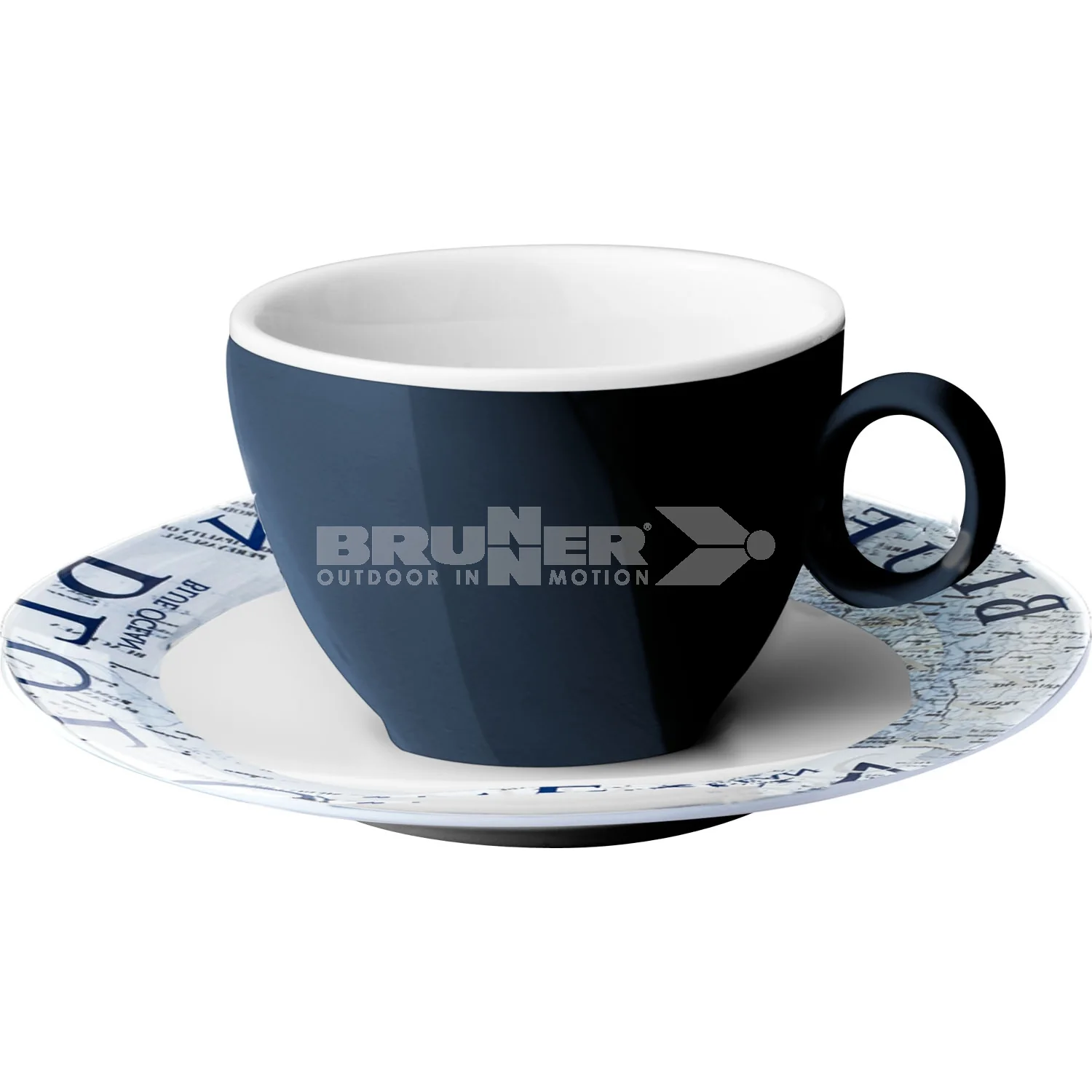 BRUNNER STOVIGLIE IN MELAMINA FANTASIA BLUE OCEAN ACQUISTABILE SFUSA O IN KIT DA 12-16 36PZ CON ANTISLIP - Image 7