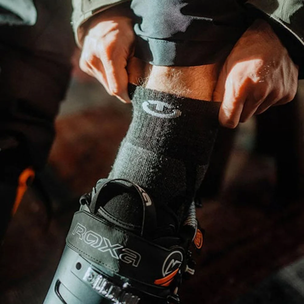 THERM-IC SKI SOCKS WARM CALZE DA SCI TECNICHE INVERNALI IN LANA MERINO - Image 5